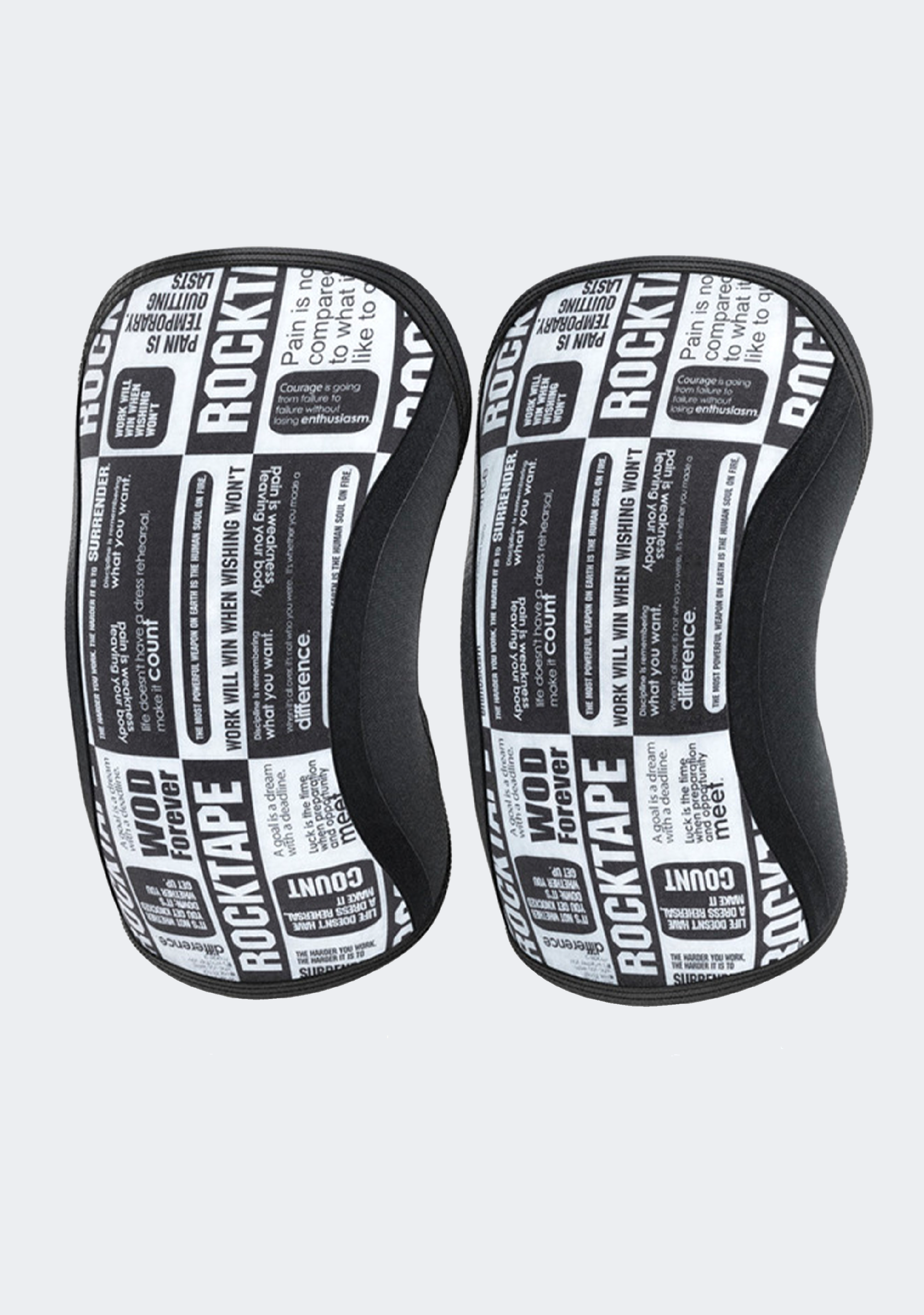 Rocktape Assassins Knee Sleeve 7mm Thick White Manifesto – Jim