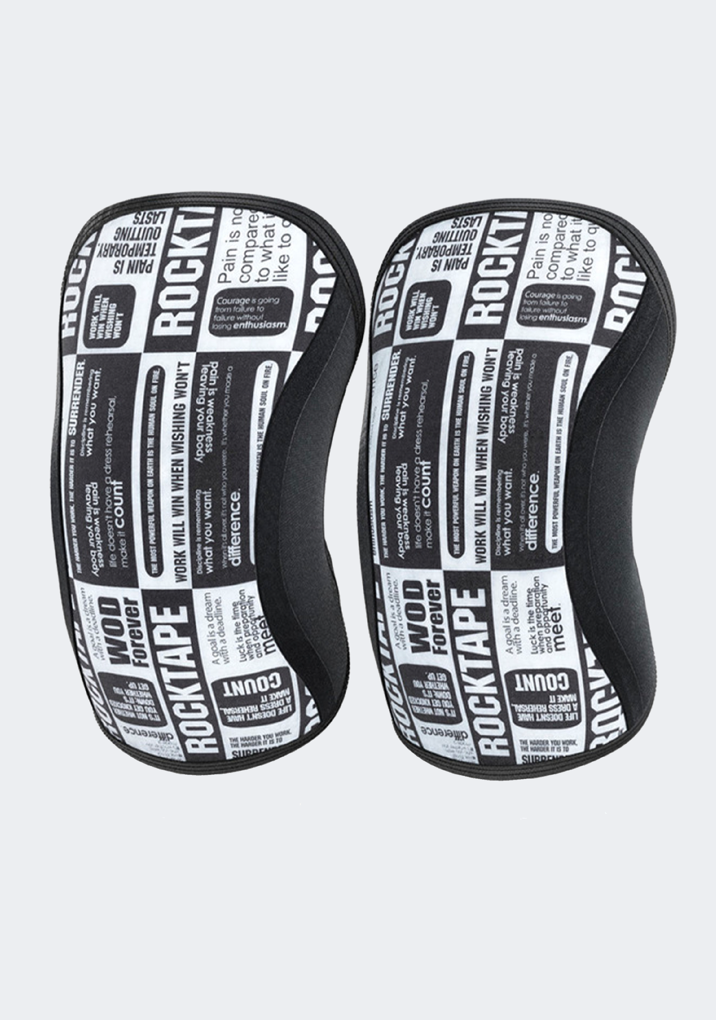 Rocktape Assassins Knee Sleeve 7mm Thick White Manifesto