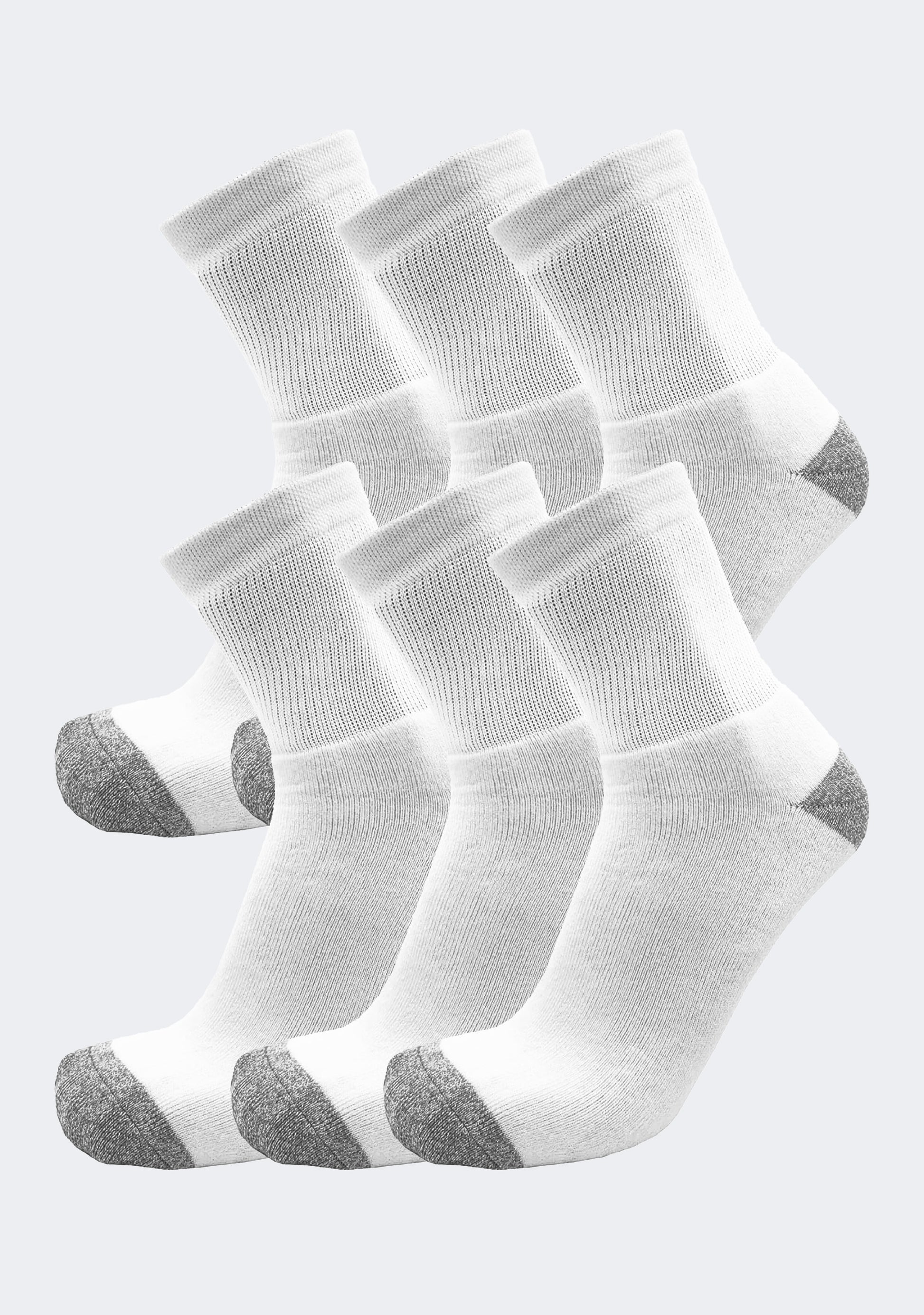 Sof Sole 6 Pack Perform Crew Bamboo Socks