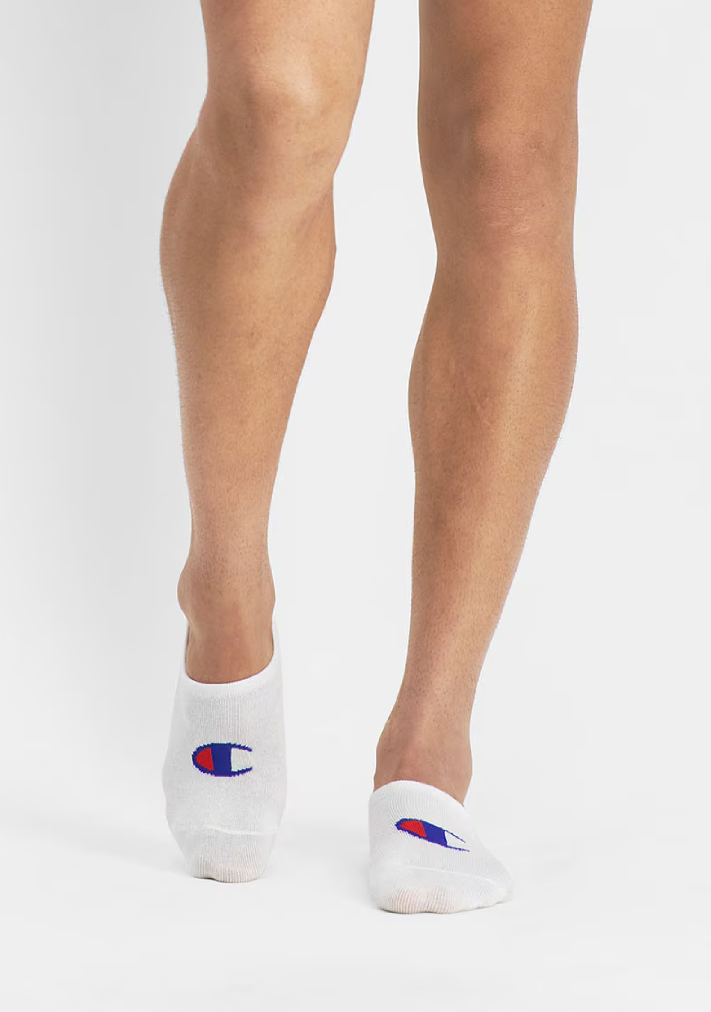 Champion C Logo Sneaker Socks 2 Pack White