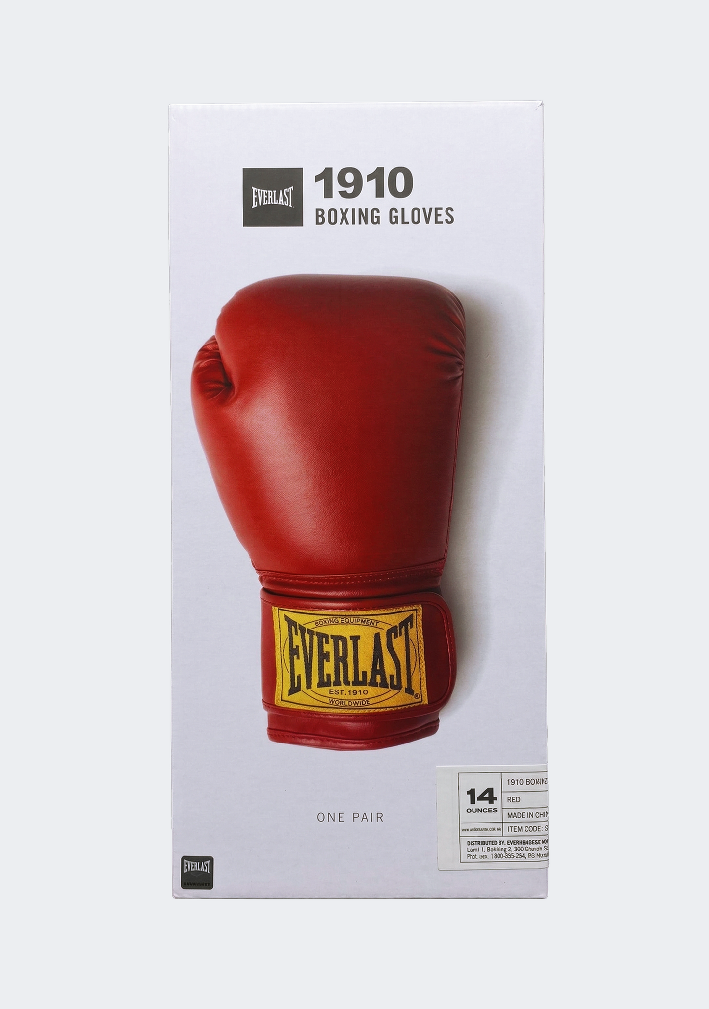 Everlast 1910 Boxing Gloves - Red
