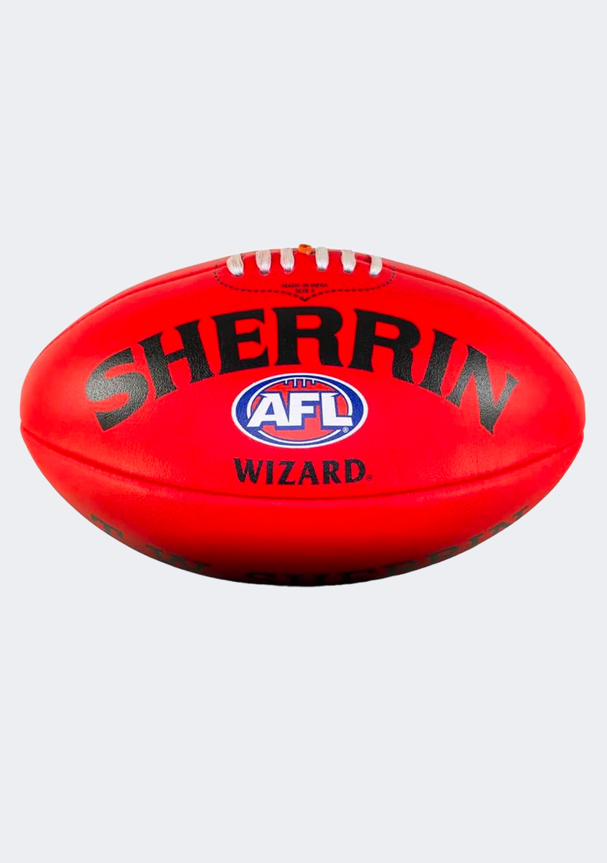 Sherrin Wizard Leather Football Red