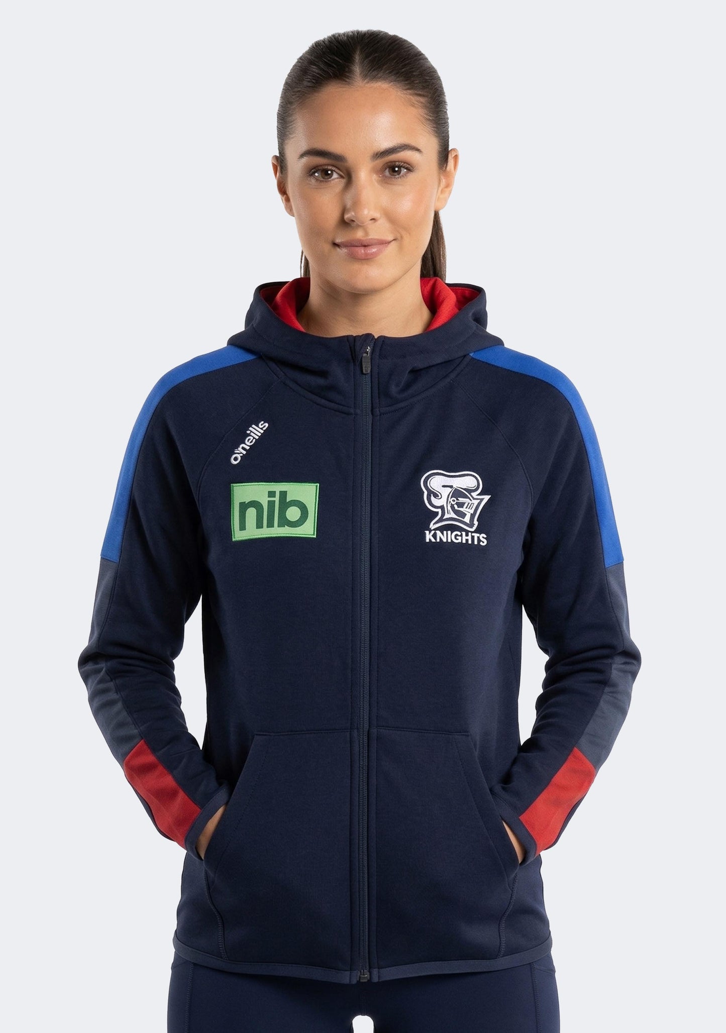 O'Neills Women's Newcastle Knights 2022 Full Zip Hoodie