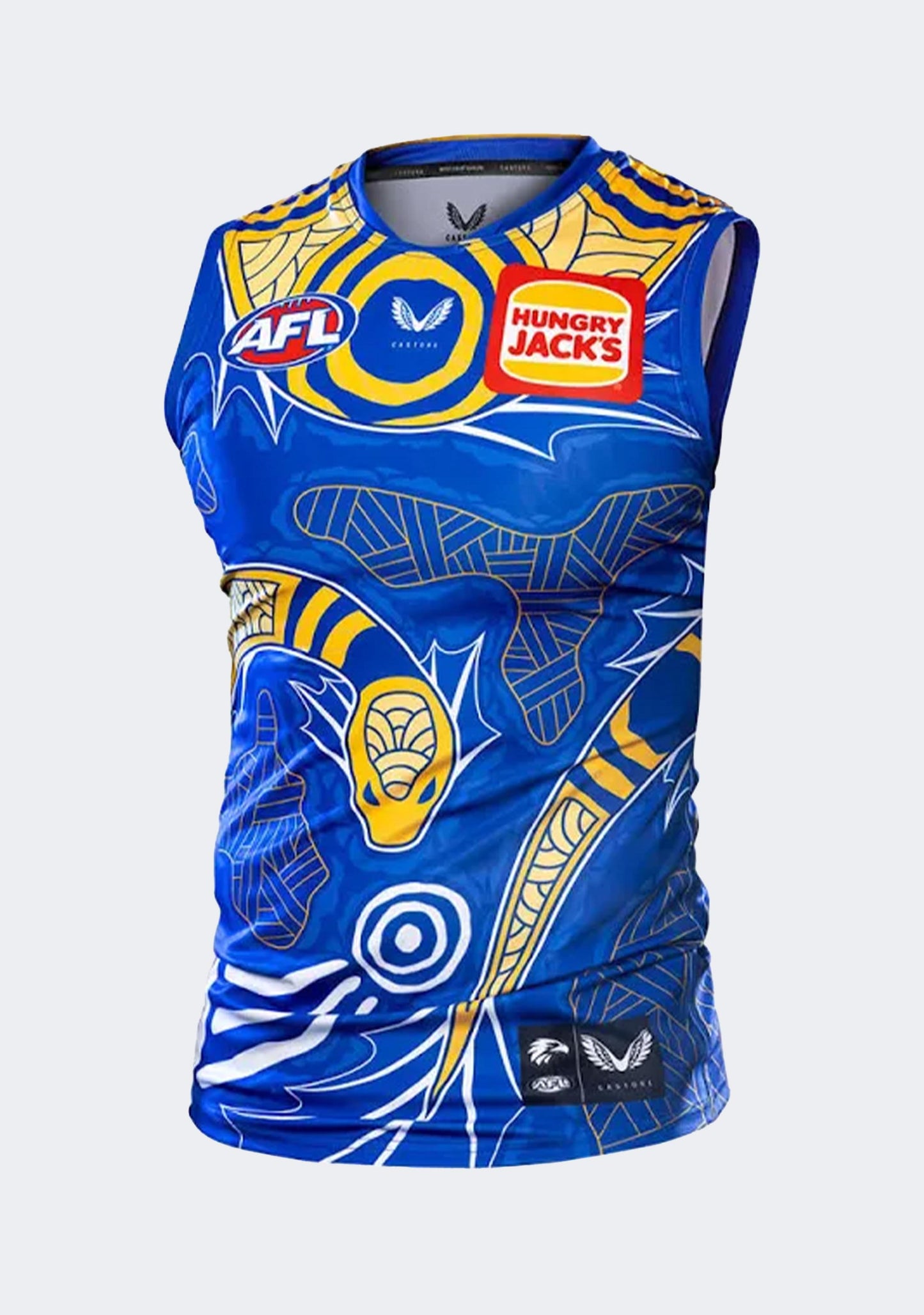 Castore Men's West Coast Eagles Replica Indigenous Guernsey