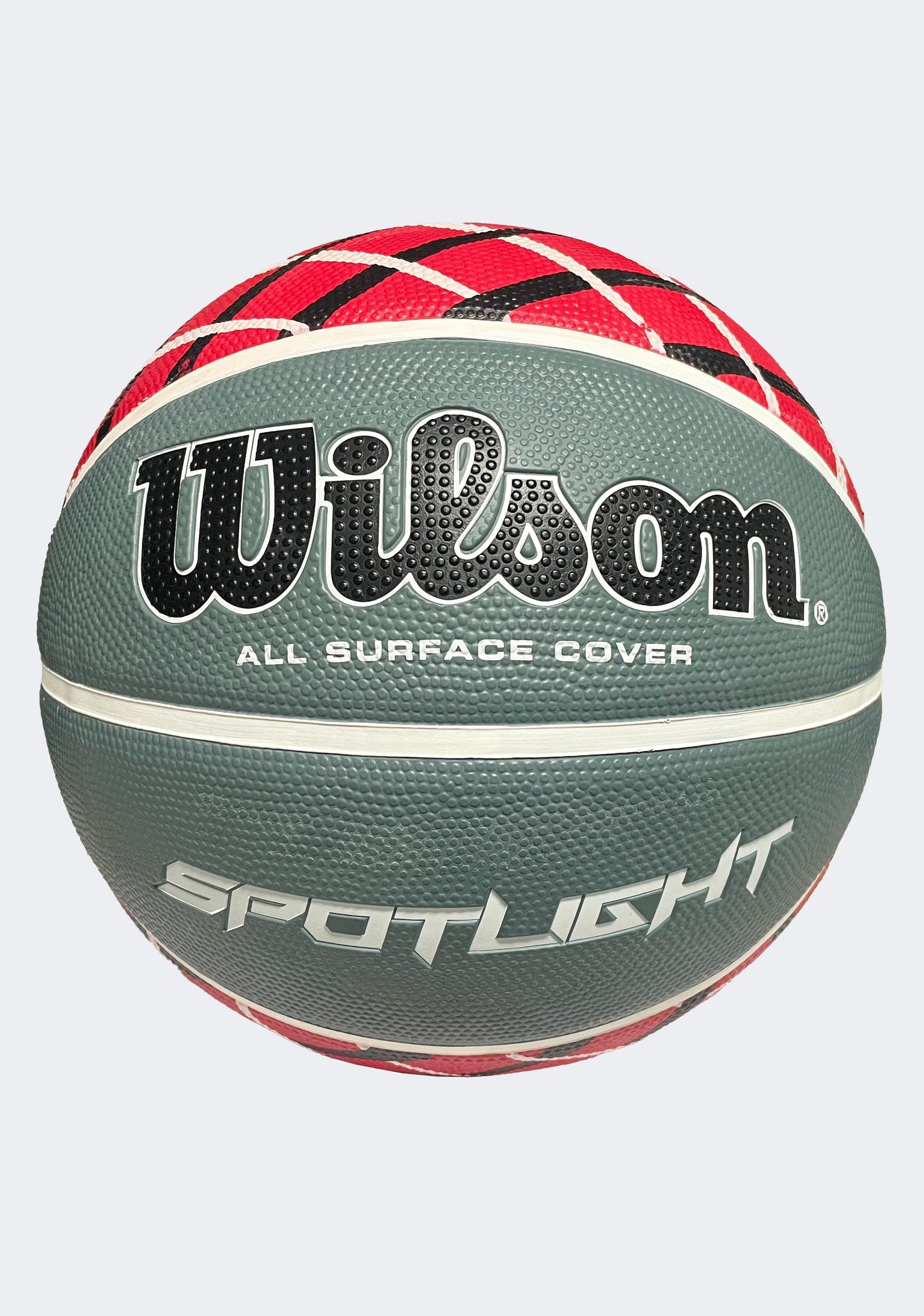 Wilson Spotlight Size 7 Basketball Red/Grey/White