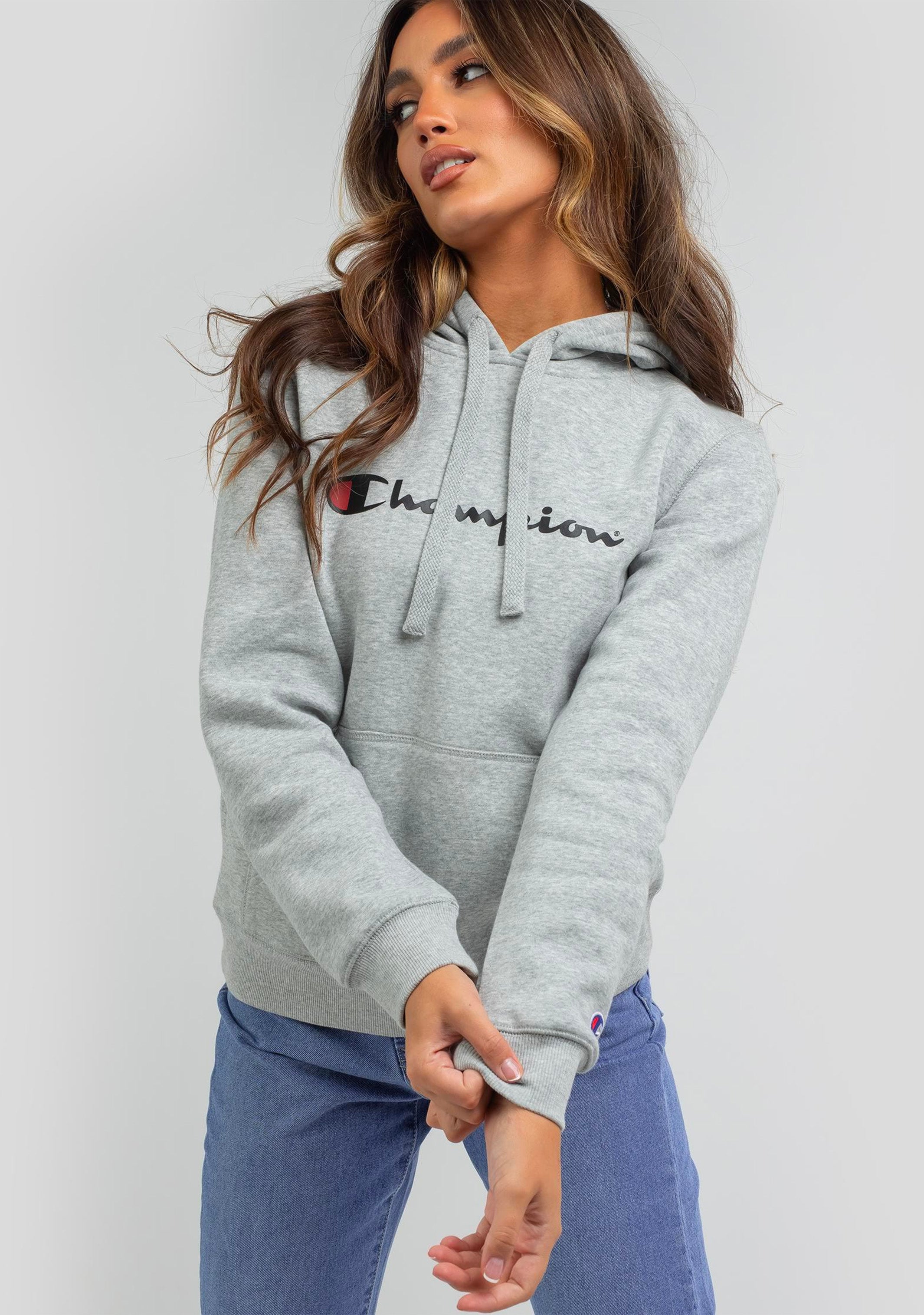 Grey Champion Hoodie Womens Champion Hooded Womens Grey Champion