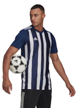 Adidas Mens Striped 21 Jersey Navy/White <br> GN5847