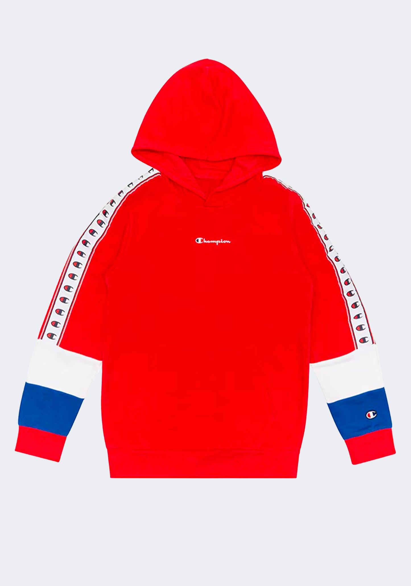 Champion Kids' Retro Tape Hoodie Red