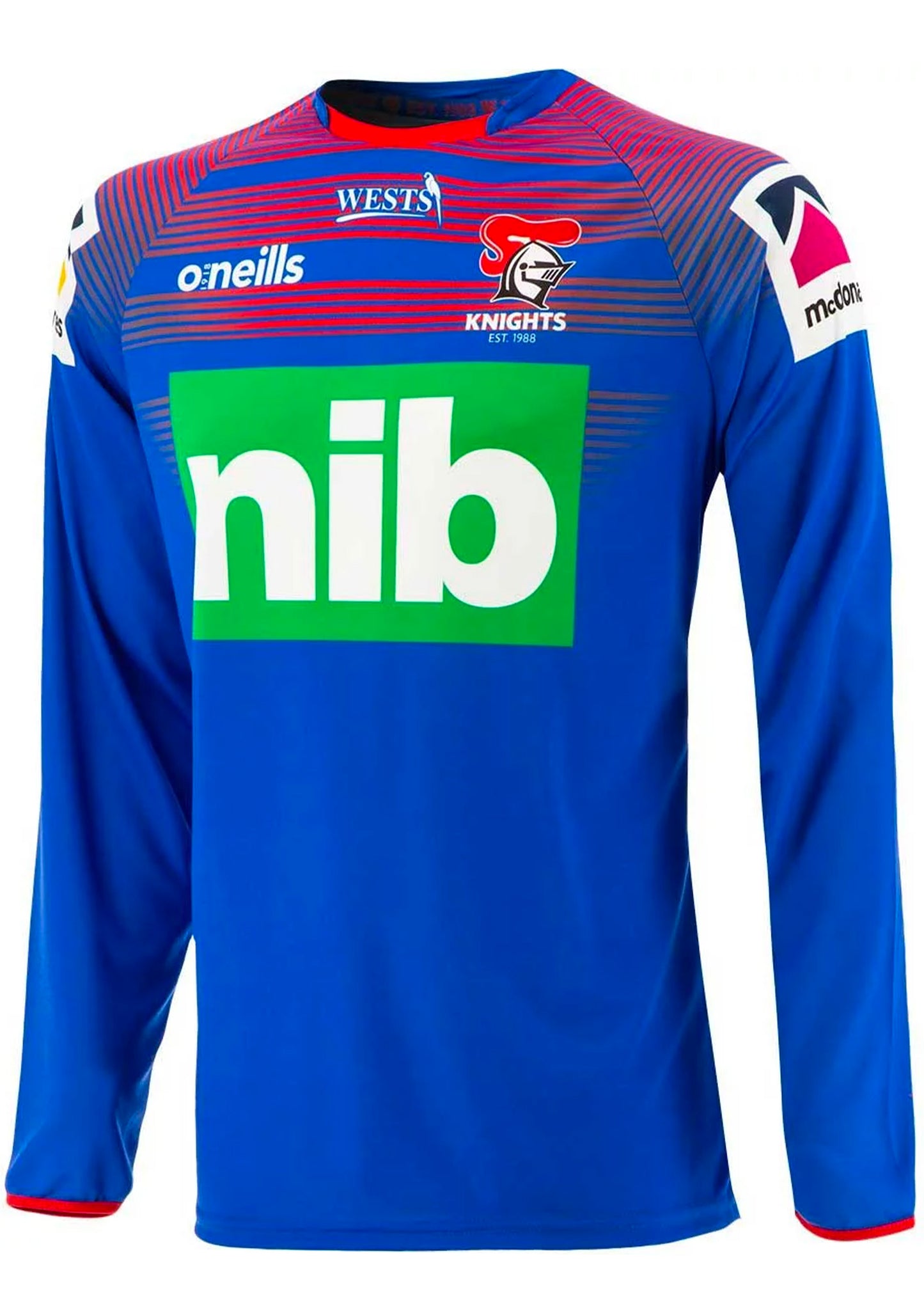 O'Neills Newcastle Knights Men's Long Sleeve Training Tee