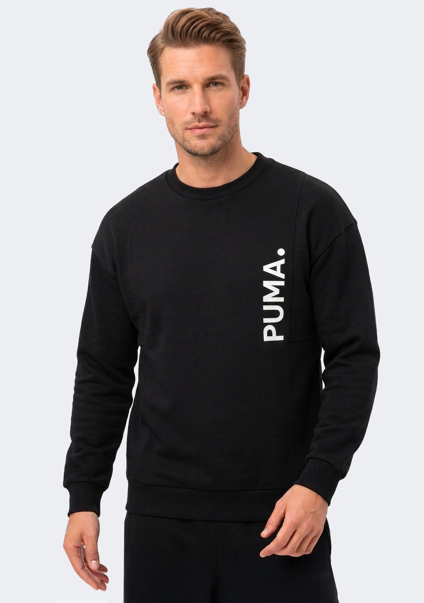 Puma Men's Epoch Cotton Crew Black
