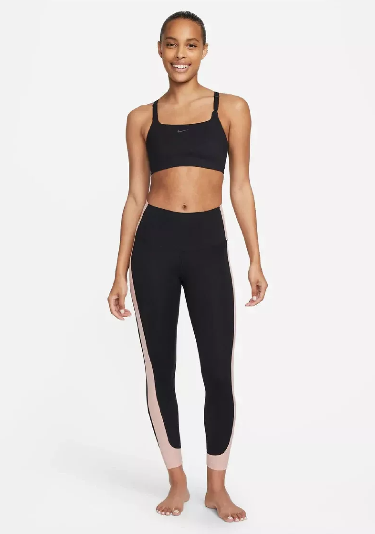 Nike Women's Hi Waisted Yoga 7/8 Ribbed Panel Tight