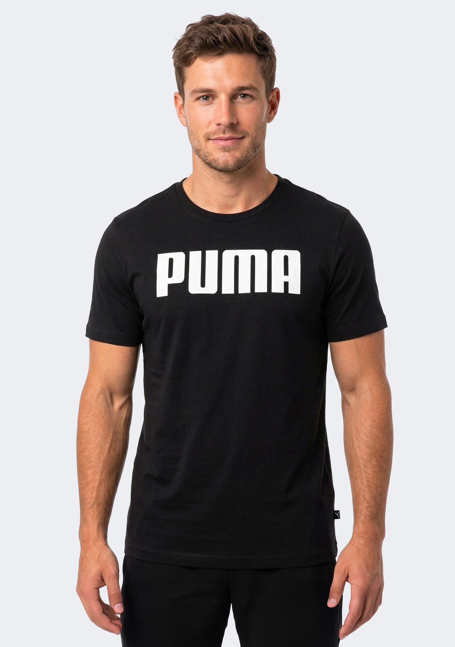 Puma Men’s Essential Logo Tee Black