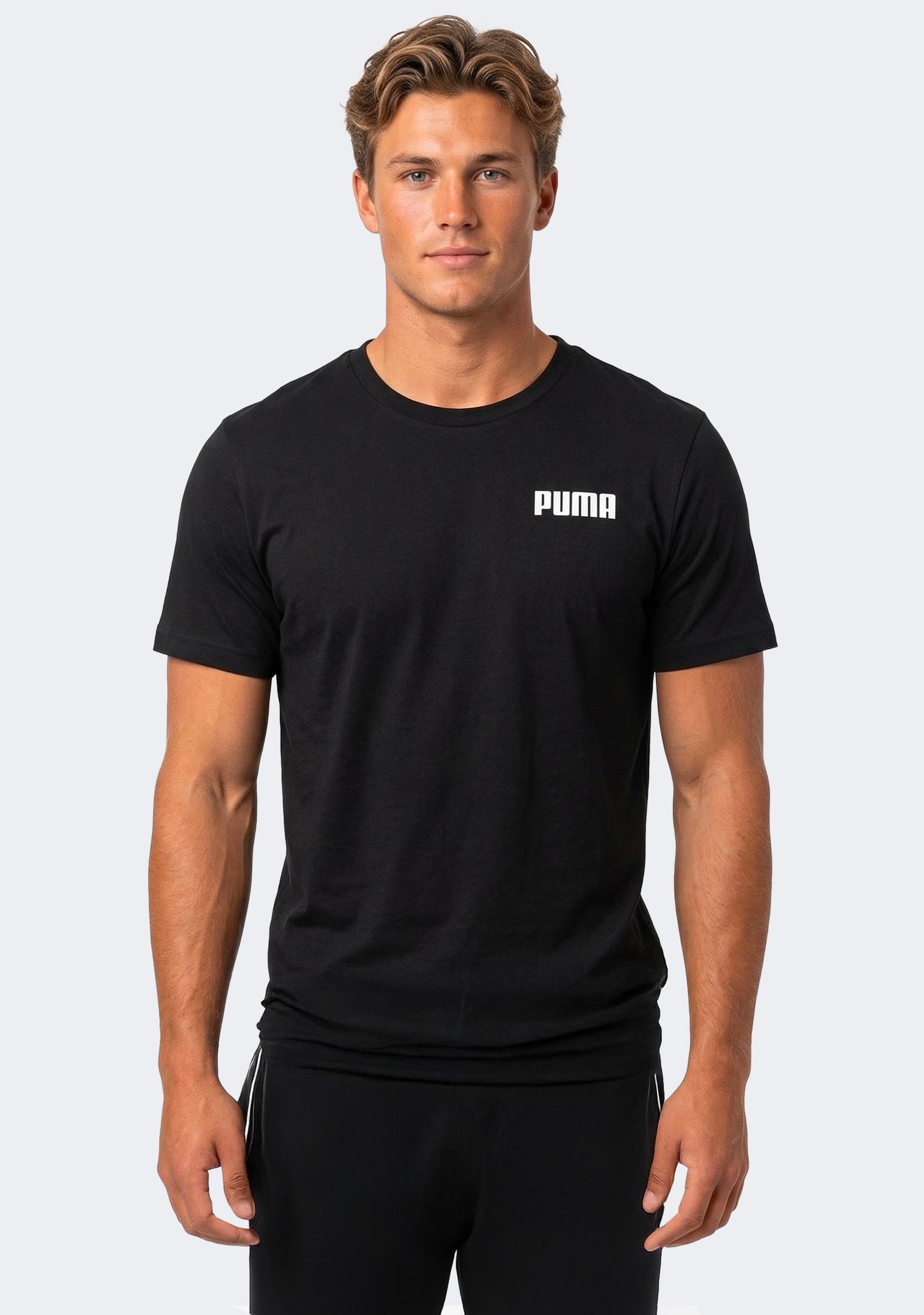 Puma Men’s ESS Small Logo Tee Black