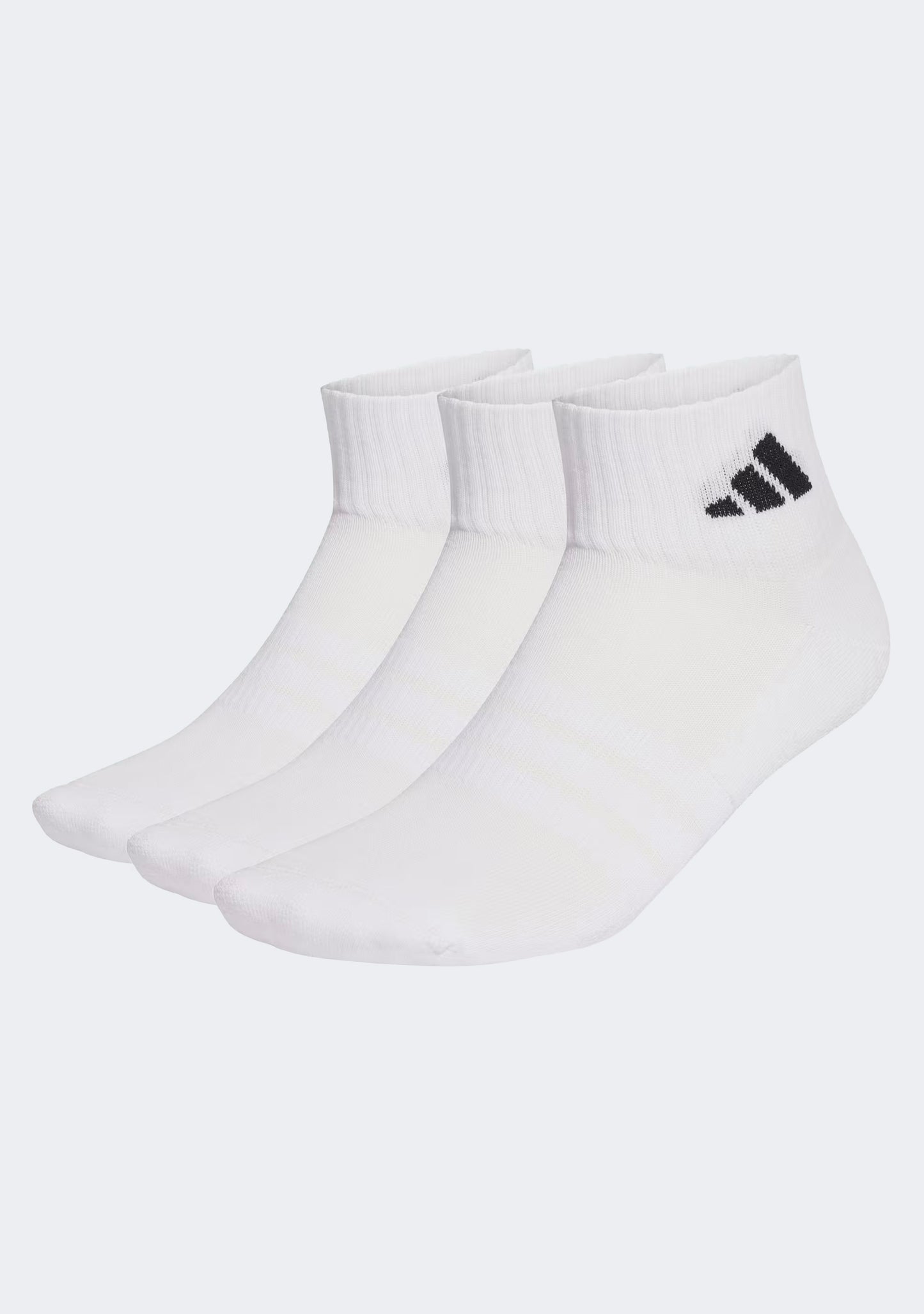 Adidas Adults 3 Pack Cushioned Sportswear Essential Ankle Socks