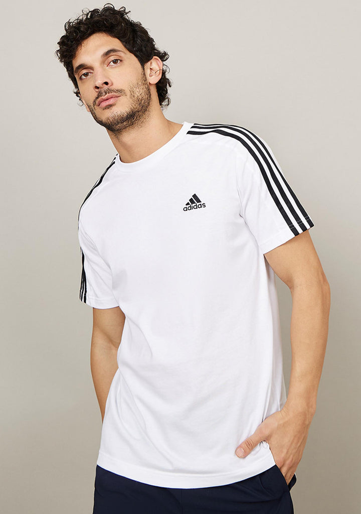 Adidas Men's ESS 3 Stripe SJ Tee