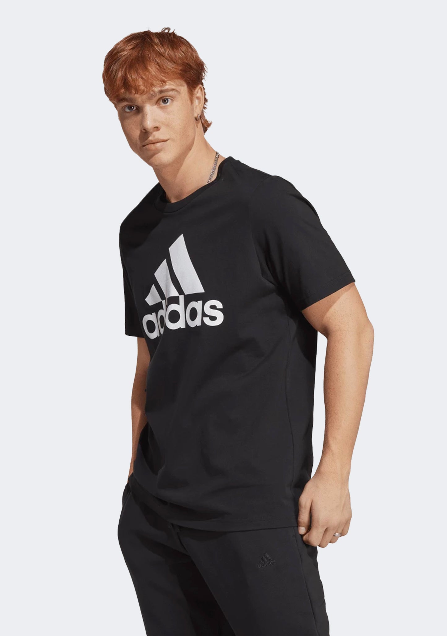 Adidas Men's Essentials Single Jersey Big Logo Tee