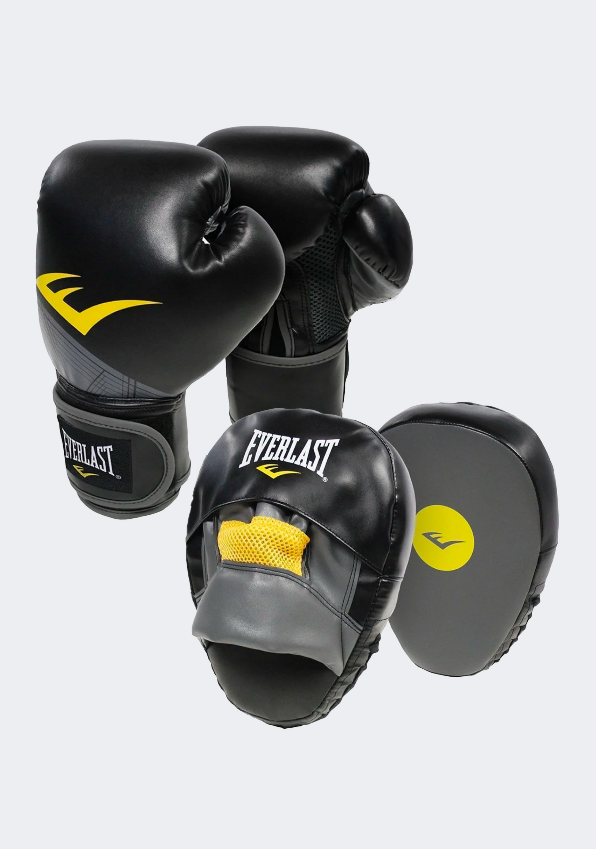 Everlast Advance Glove and Mitt Combo Black