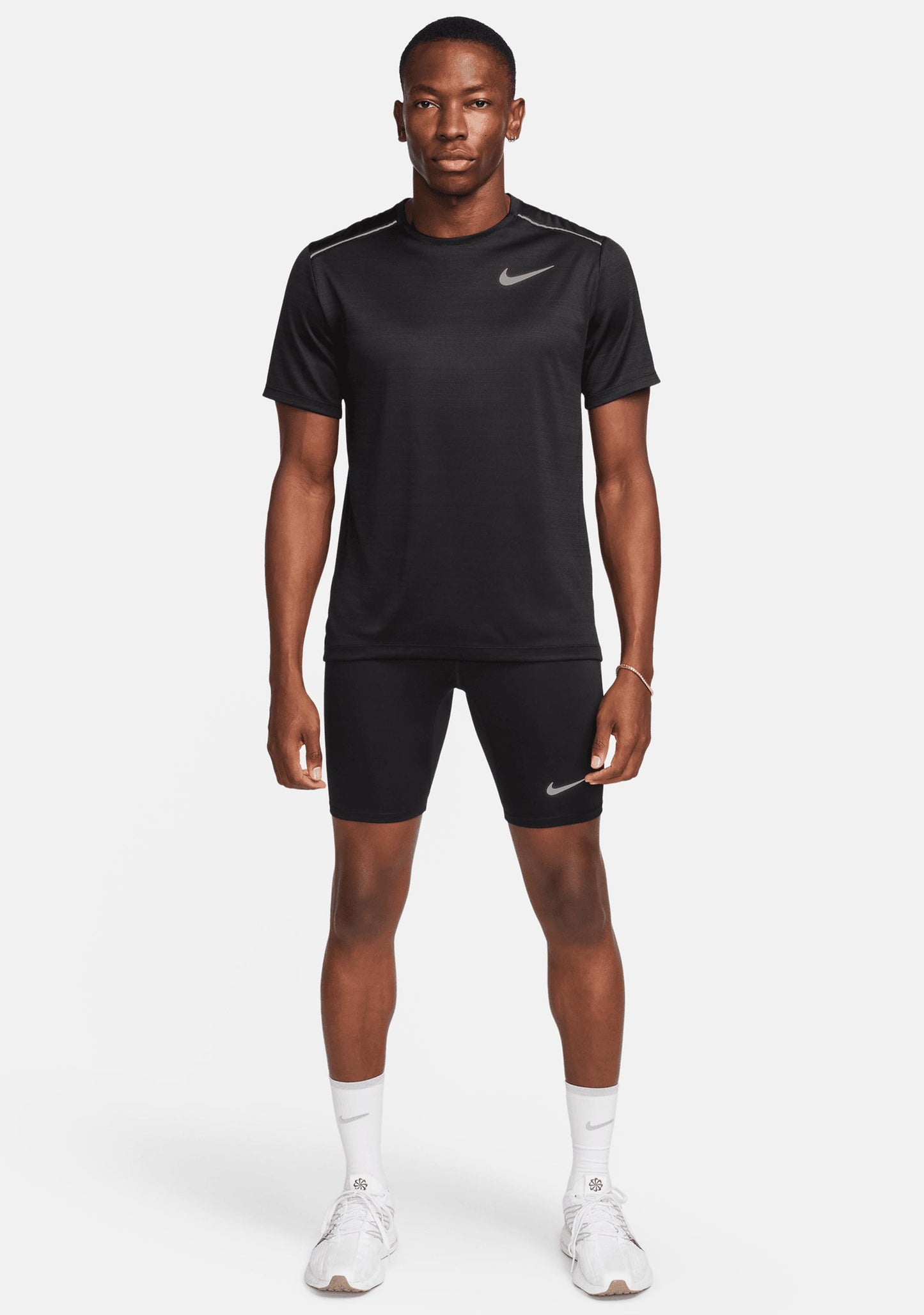 Nike Men's Fast Dri-FIT Brief-Lined Running 1/2-Length Tights