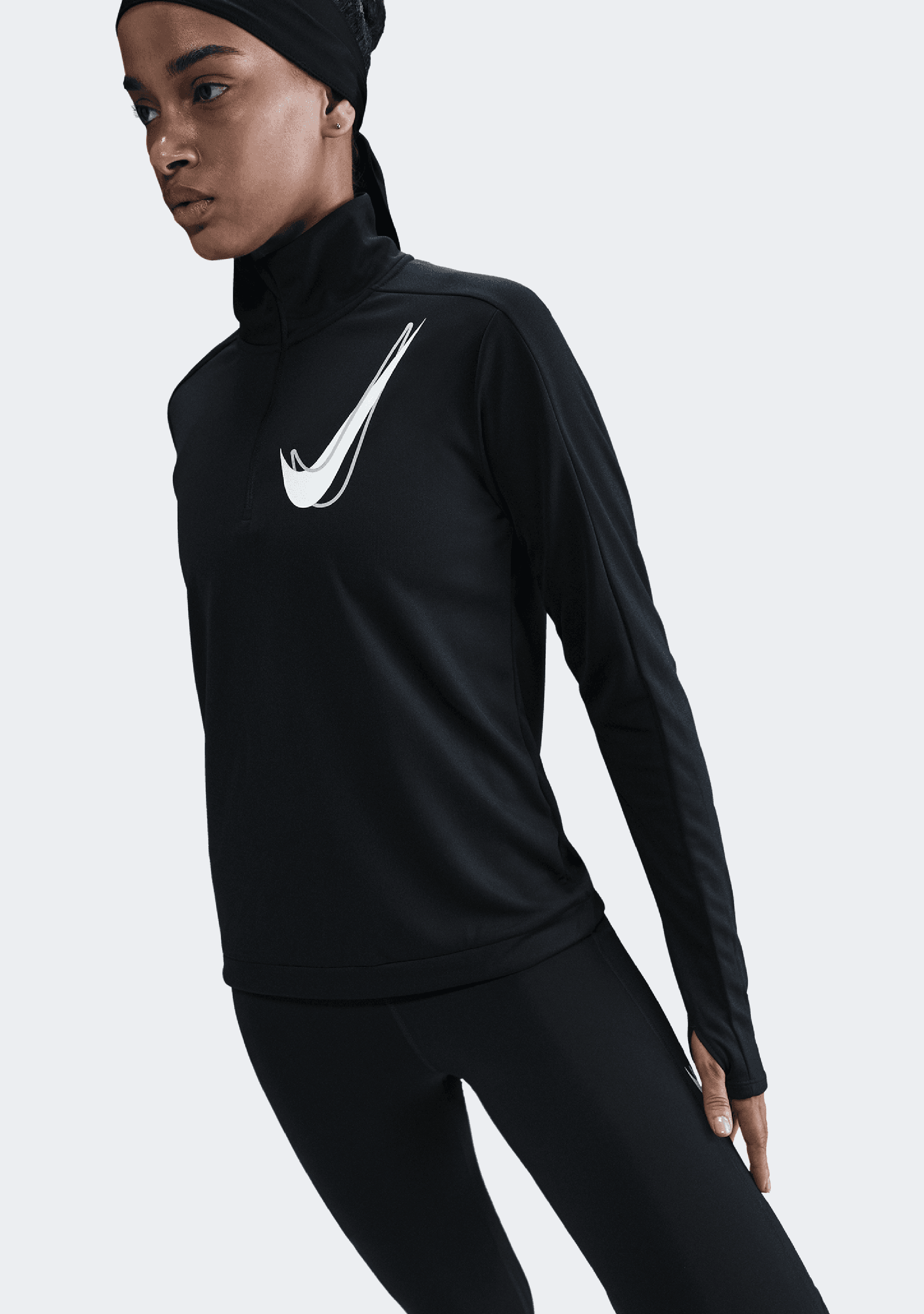 Nike Swoosh Women's Dri-FIT 1/2-Zip Running Mid Layer