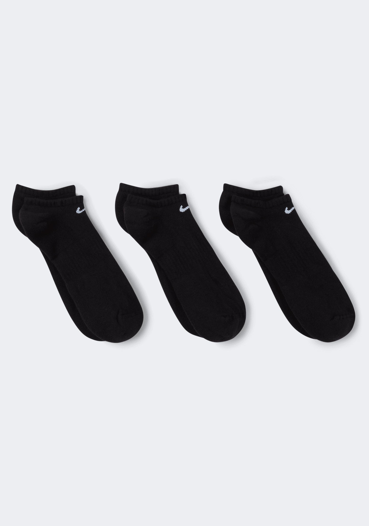 Nike Adults Everyday Cushioned No-Show Socks (3 Pack)