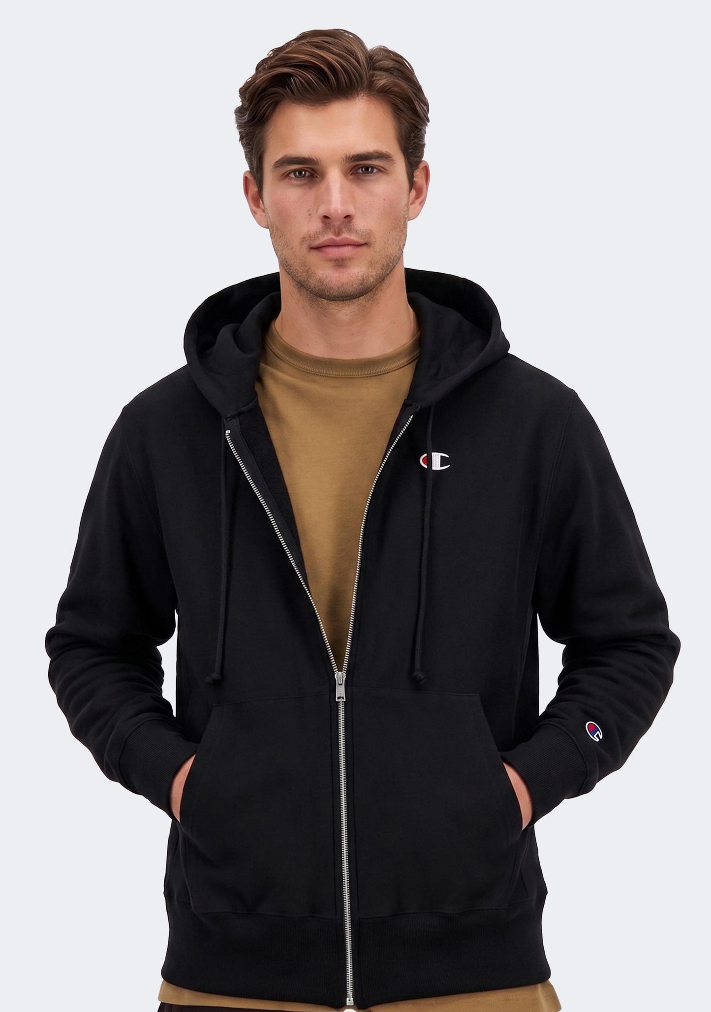 Champion Men's Reverse Weave Fleece Zip Hoodie