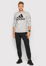 Adidas Mens Big Logo Sweatshirt Gray <br> GK9077
