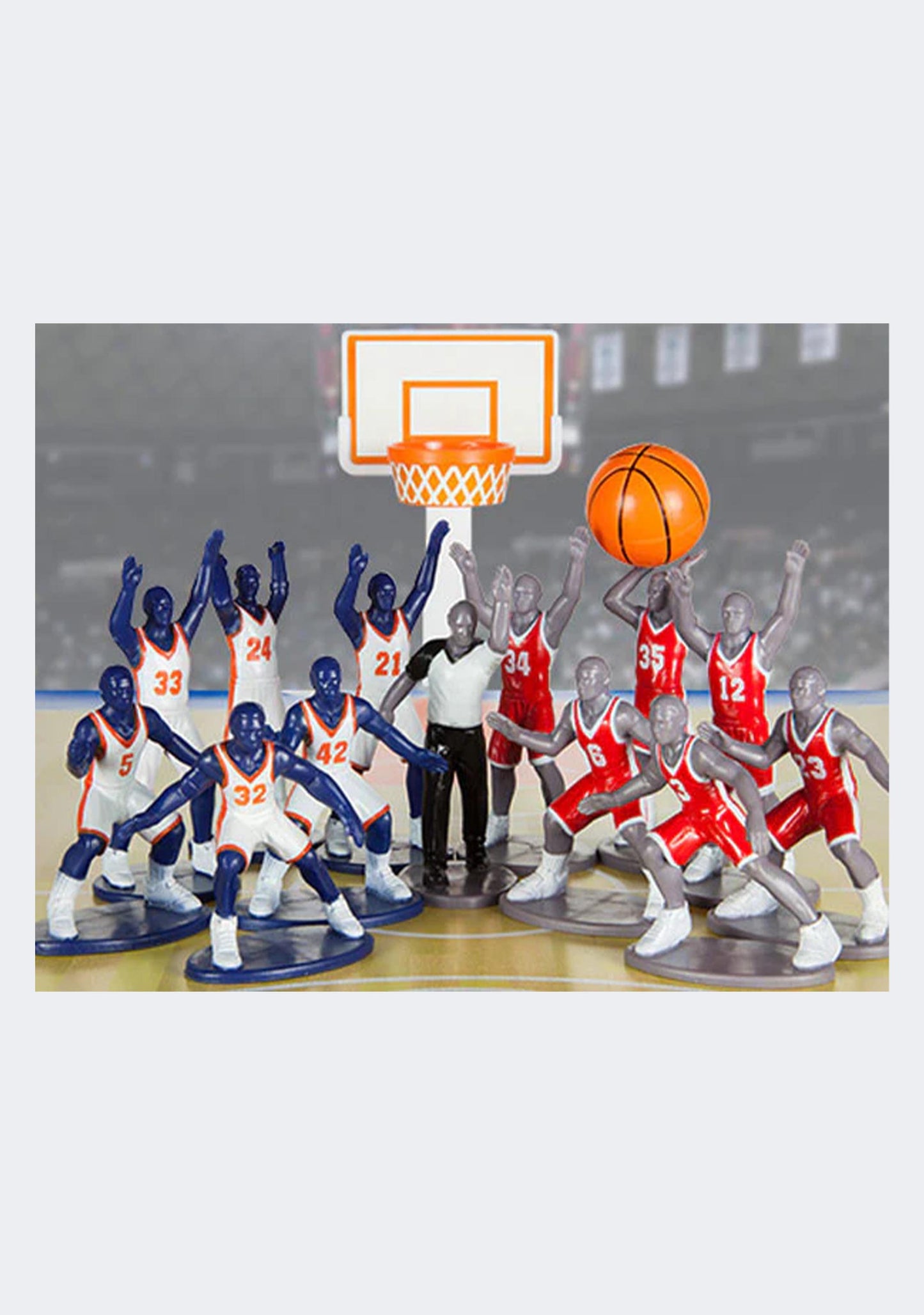 Tiny Teams Basketball 24 Piece Play Set