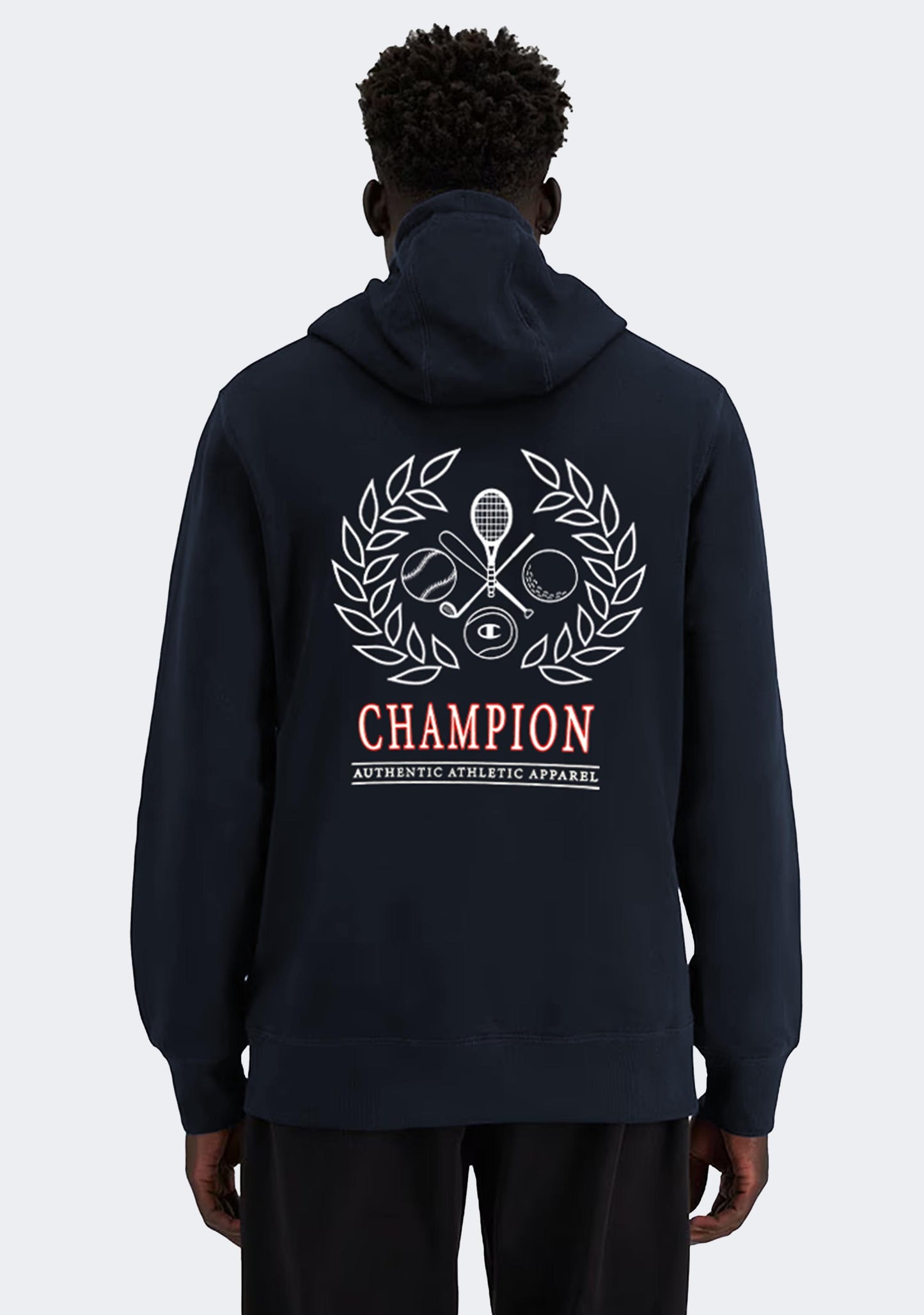 Champion Men's Graphic RM Print Hoodie