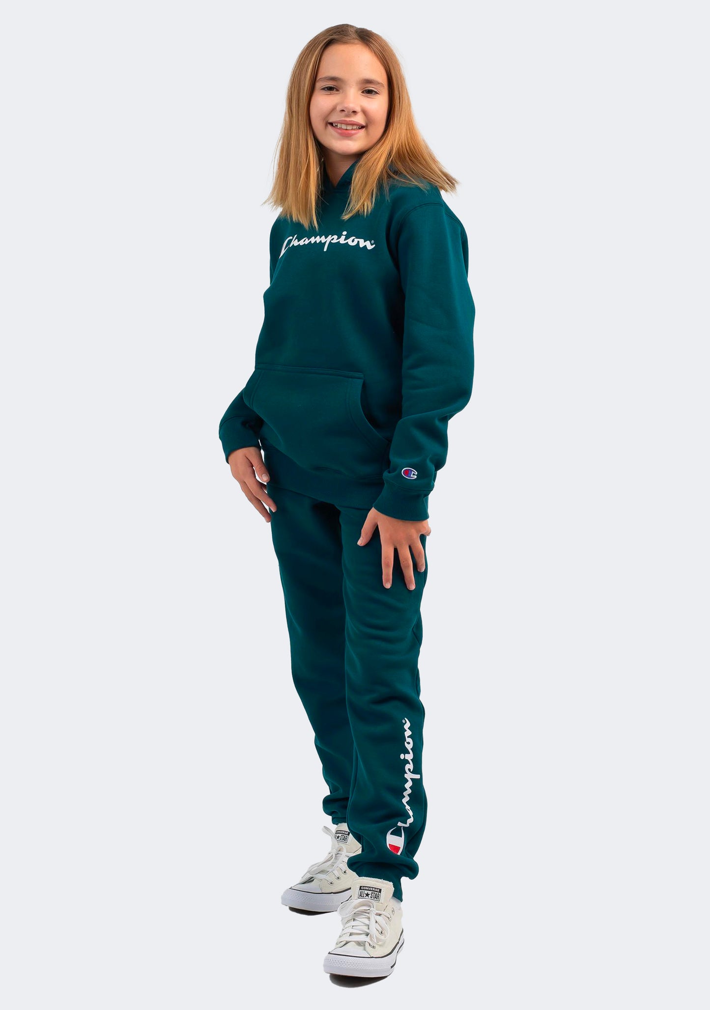 Champion Kids' Script Hoodie