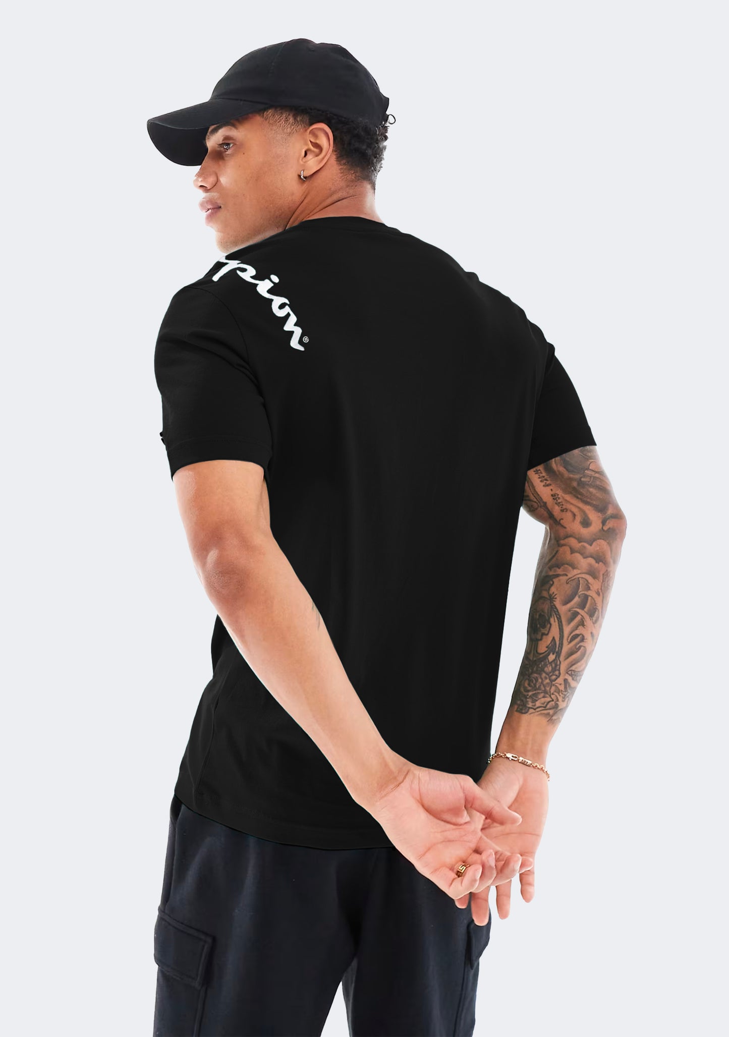 Champion Men's SPS Shoulder Script Tee