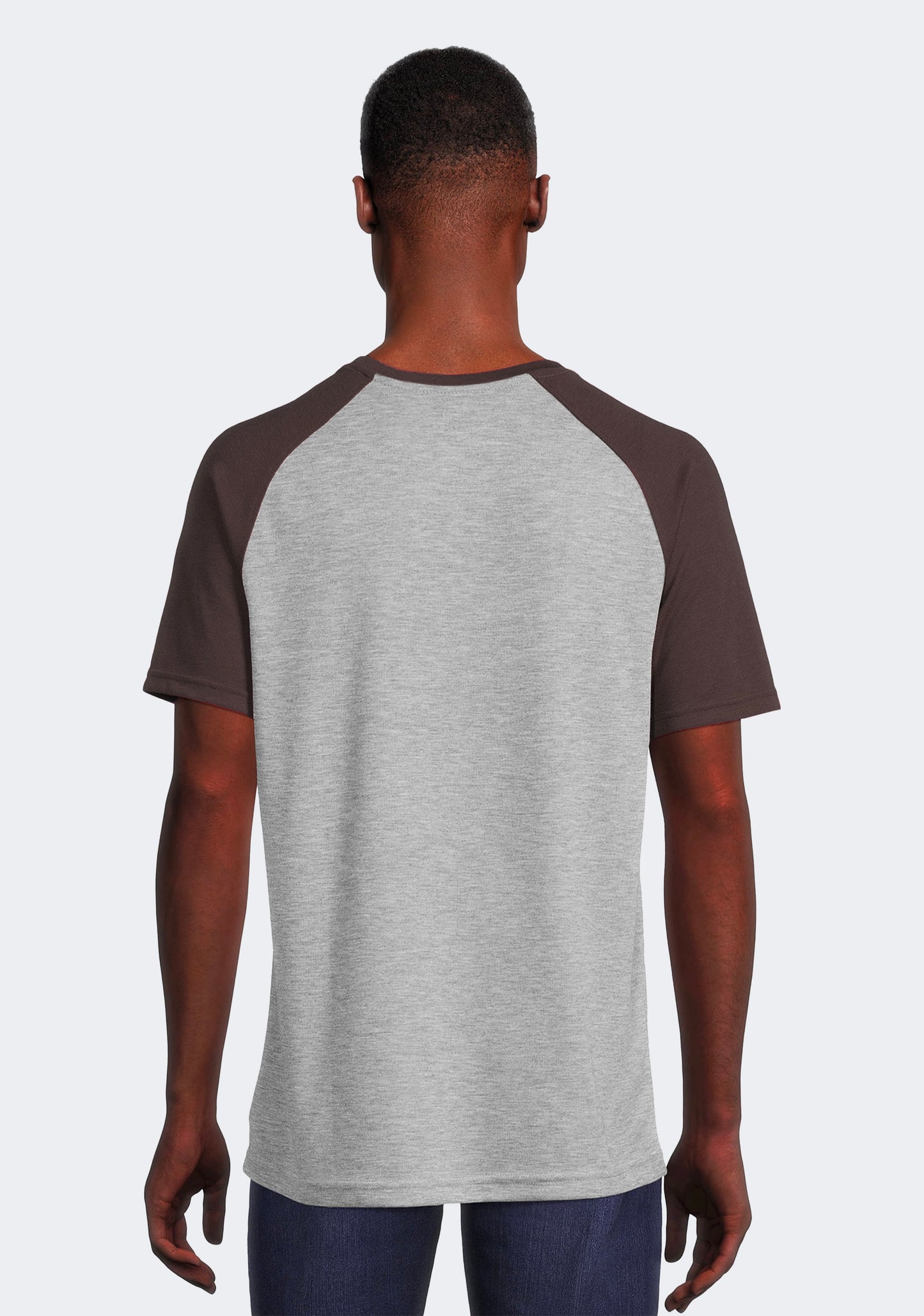 Champion Men's Colourblock Raglan Script Tee