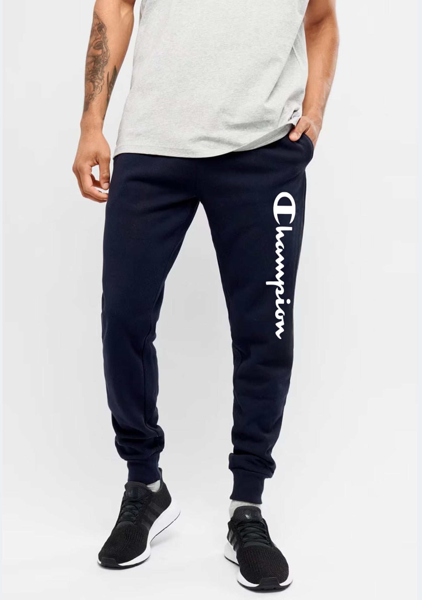 Champion Men's EU Rochester Script Joggers