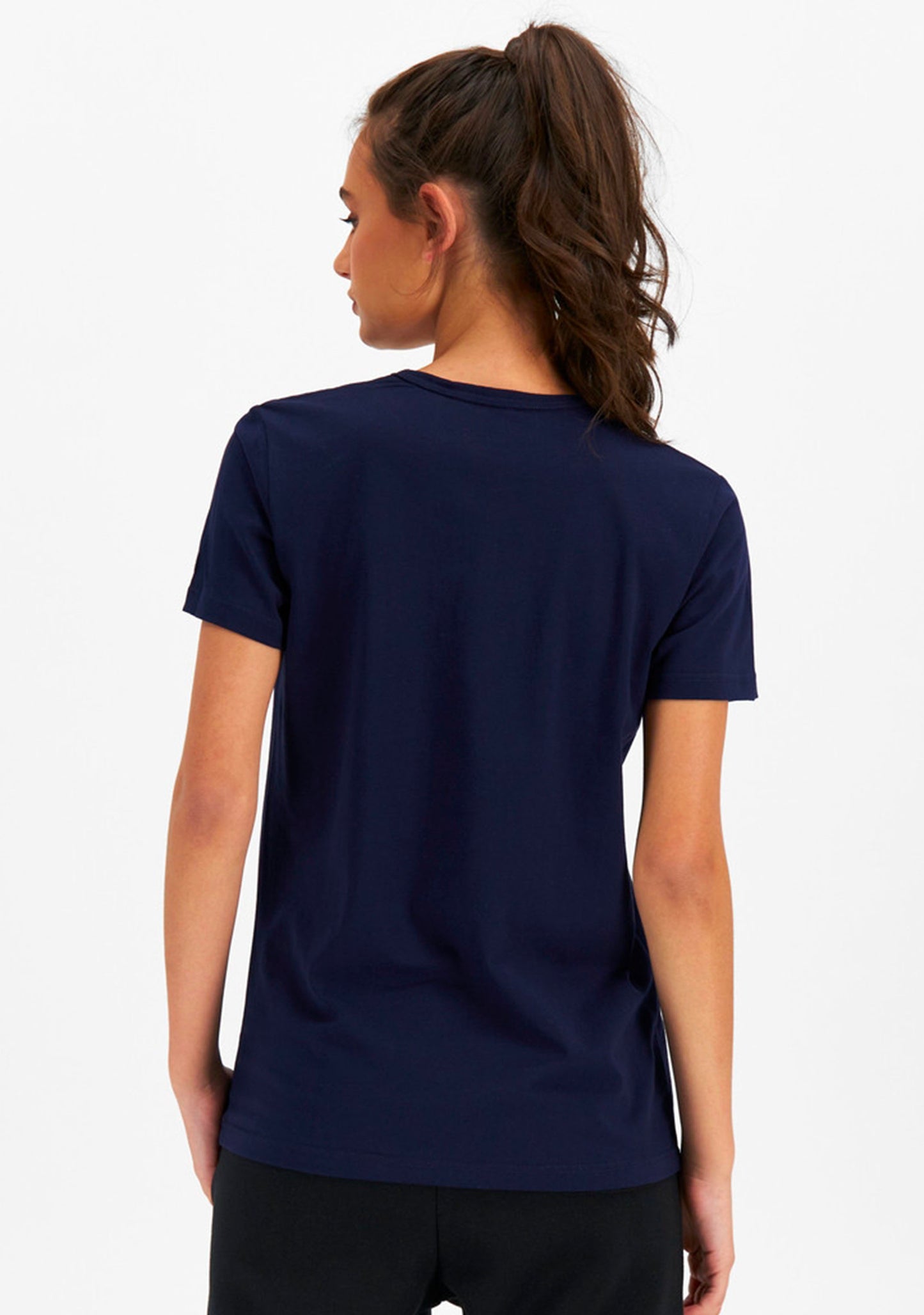 Champion Women’s Script Short Sleeve Tee Navy
