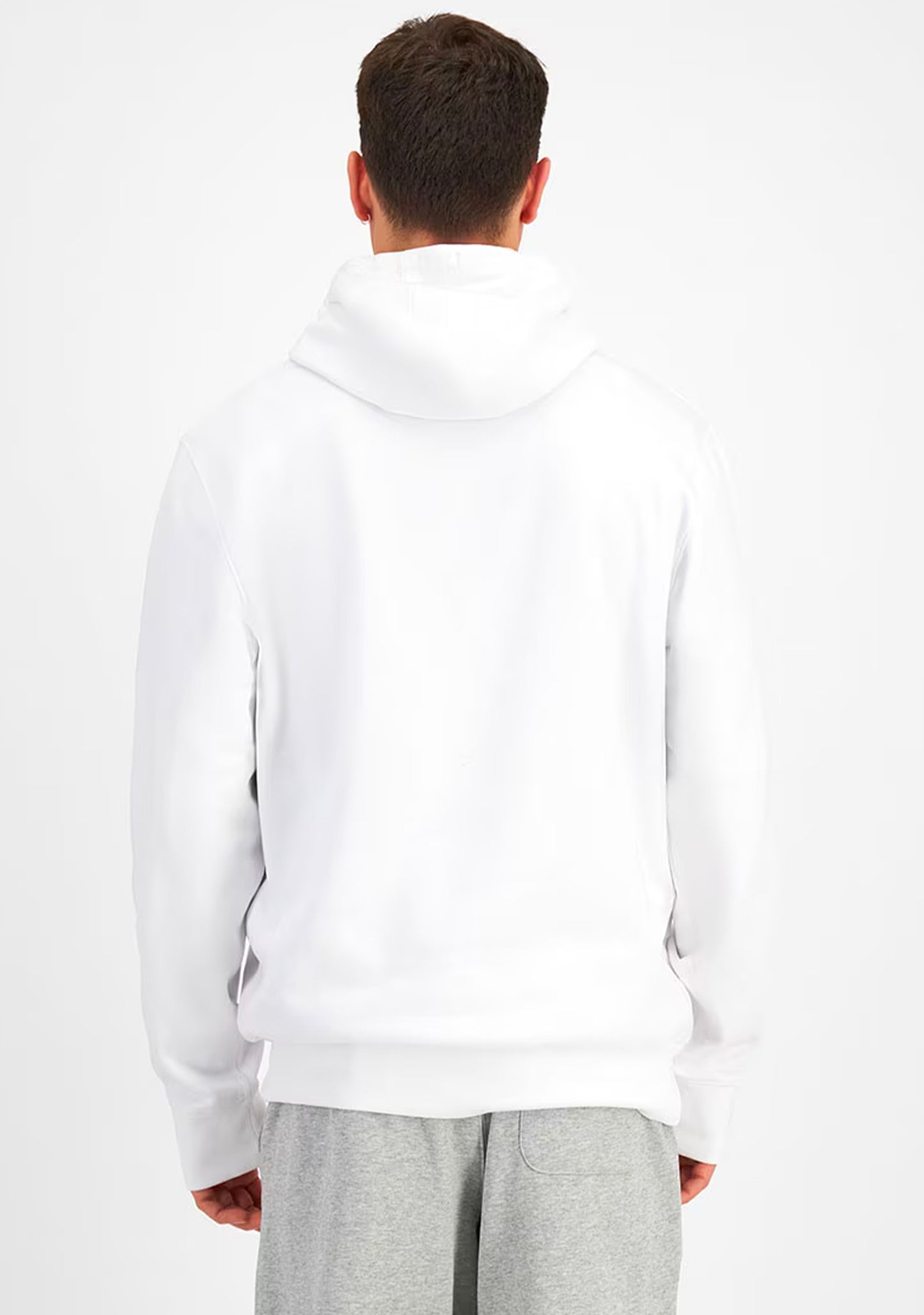Champion Men's Script Hoodie White