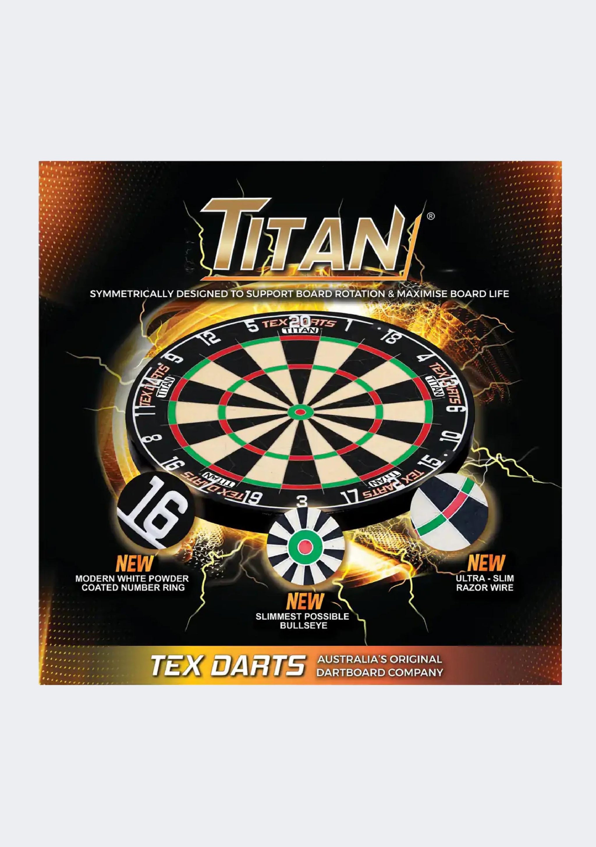 Formula Sports Tex Darts Titan Dartboard