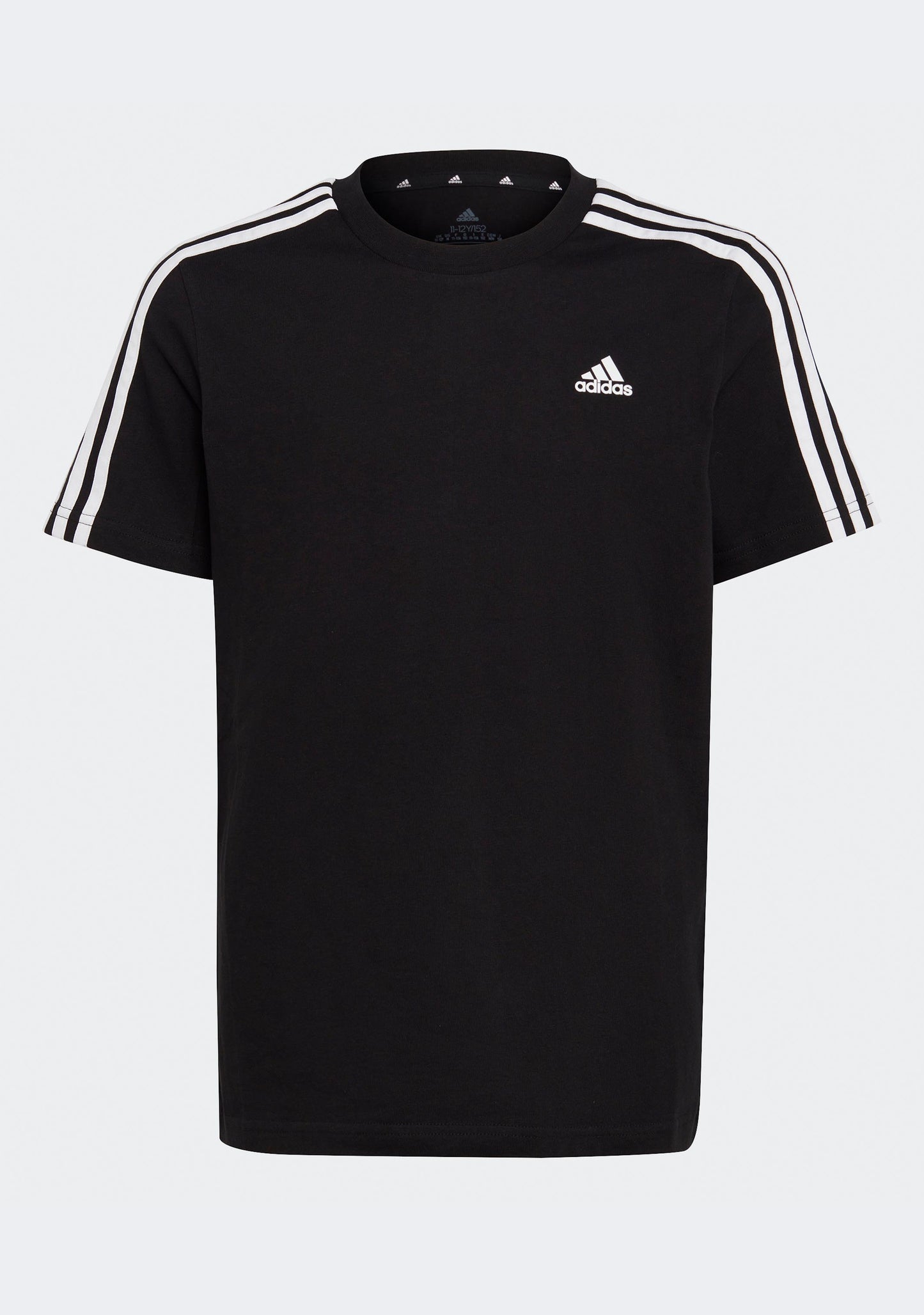 Adidas Kids’ Essentials 3-Stripes Cotton Tee