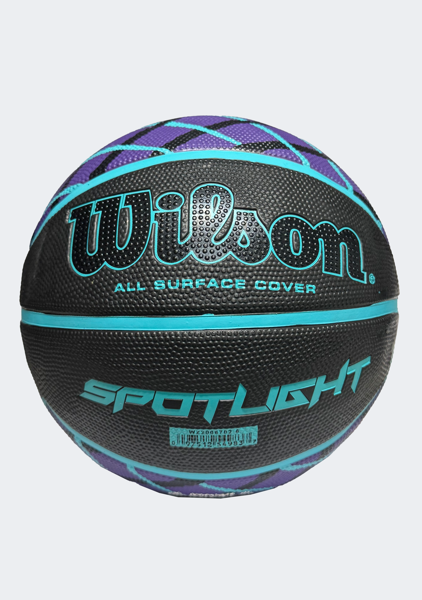 Wilson Spotlight Size 6 Basketball Blue/Purple/Teal