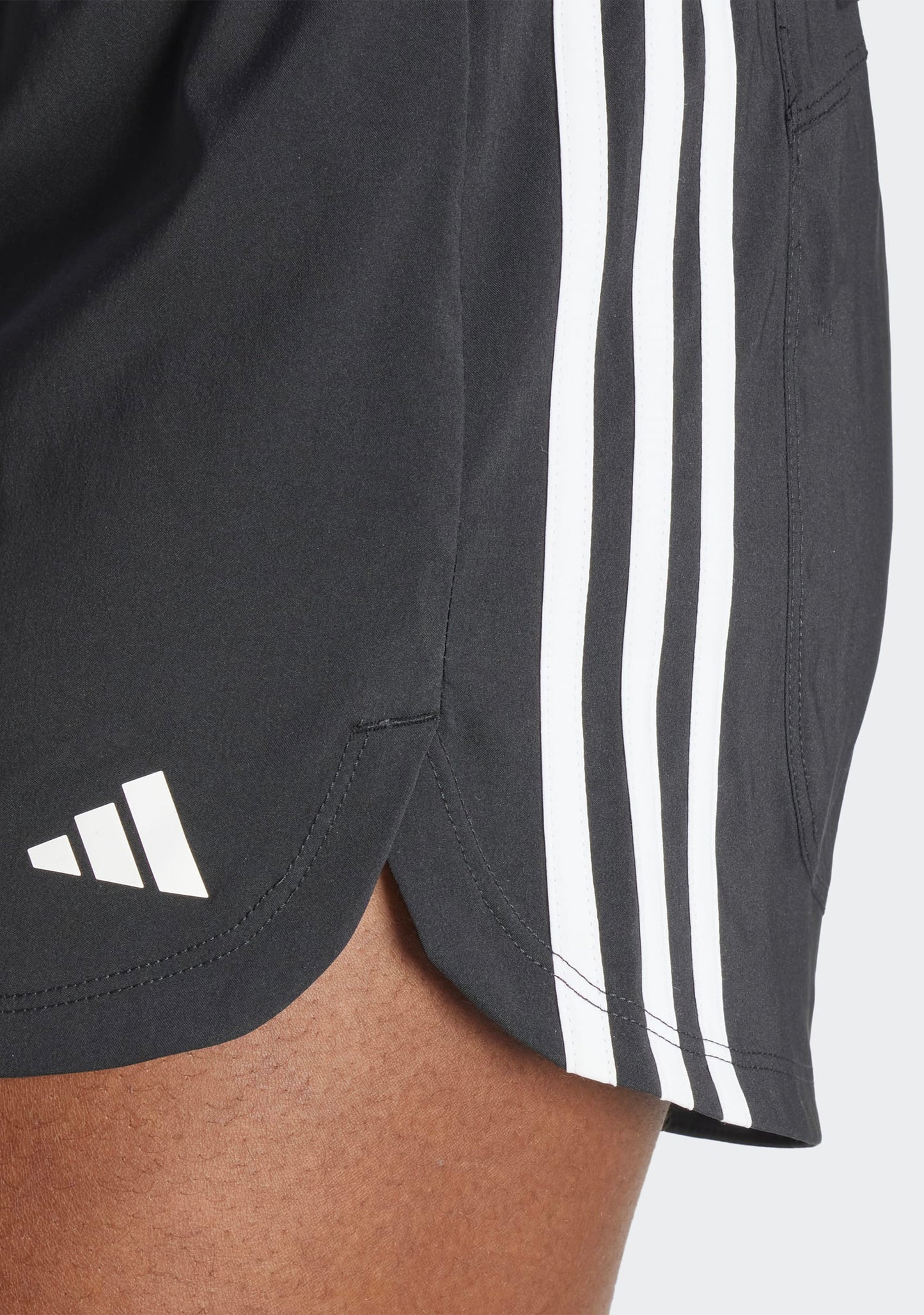 Adidas Women's Pacer Training 3-Stripes Woven High-Rise Shorts