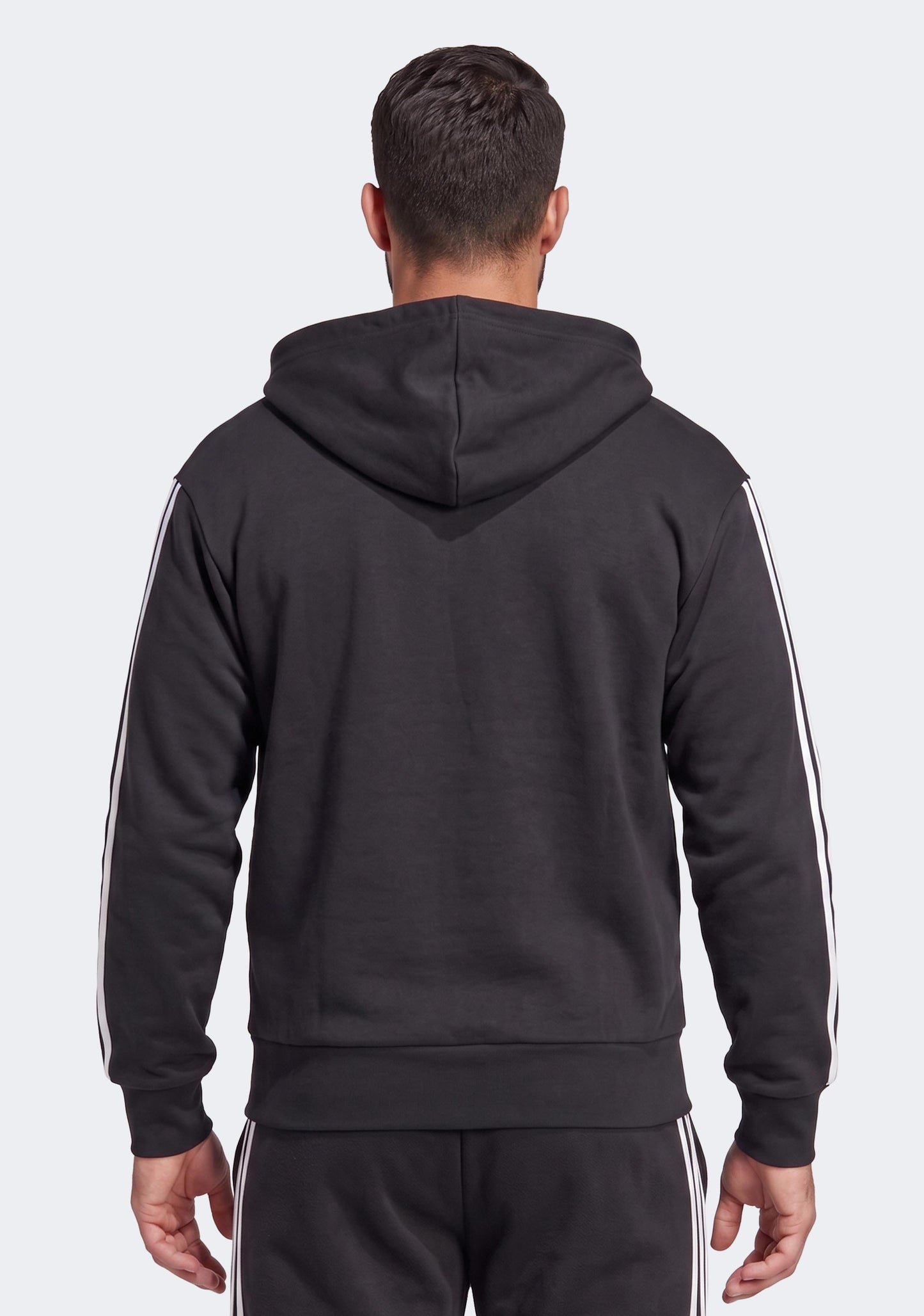 Adidas Men's 3S French Terry Full Zip Hoodie