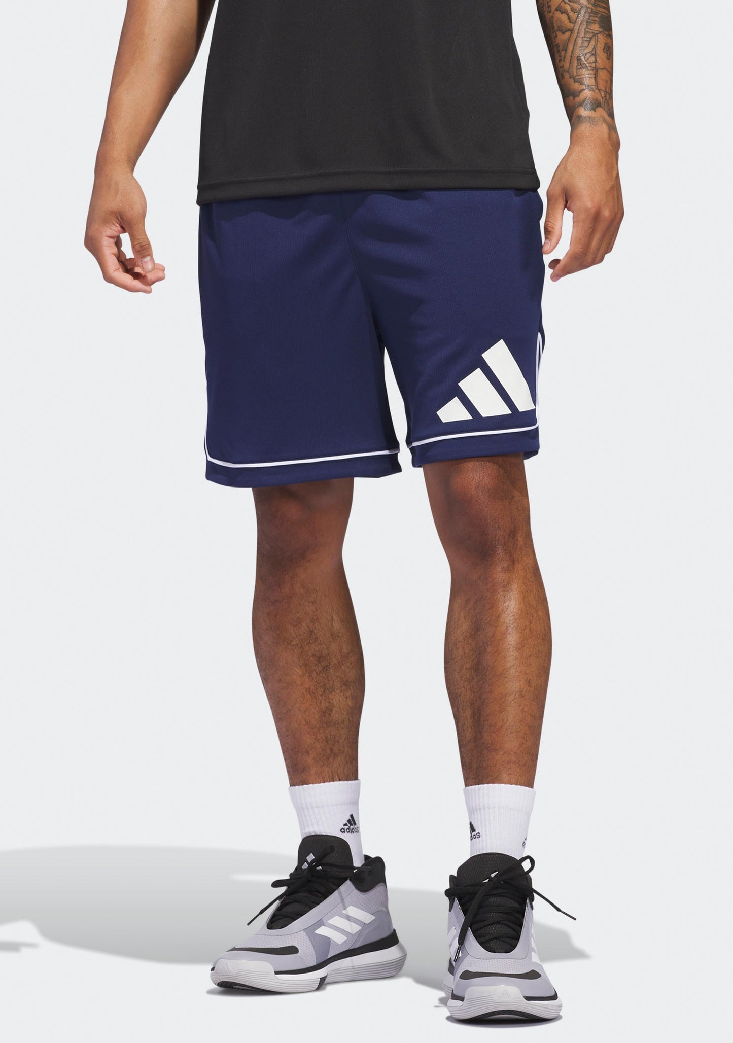 Adidas Men's Basketball Badge of Sport 9” Shorts