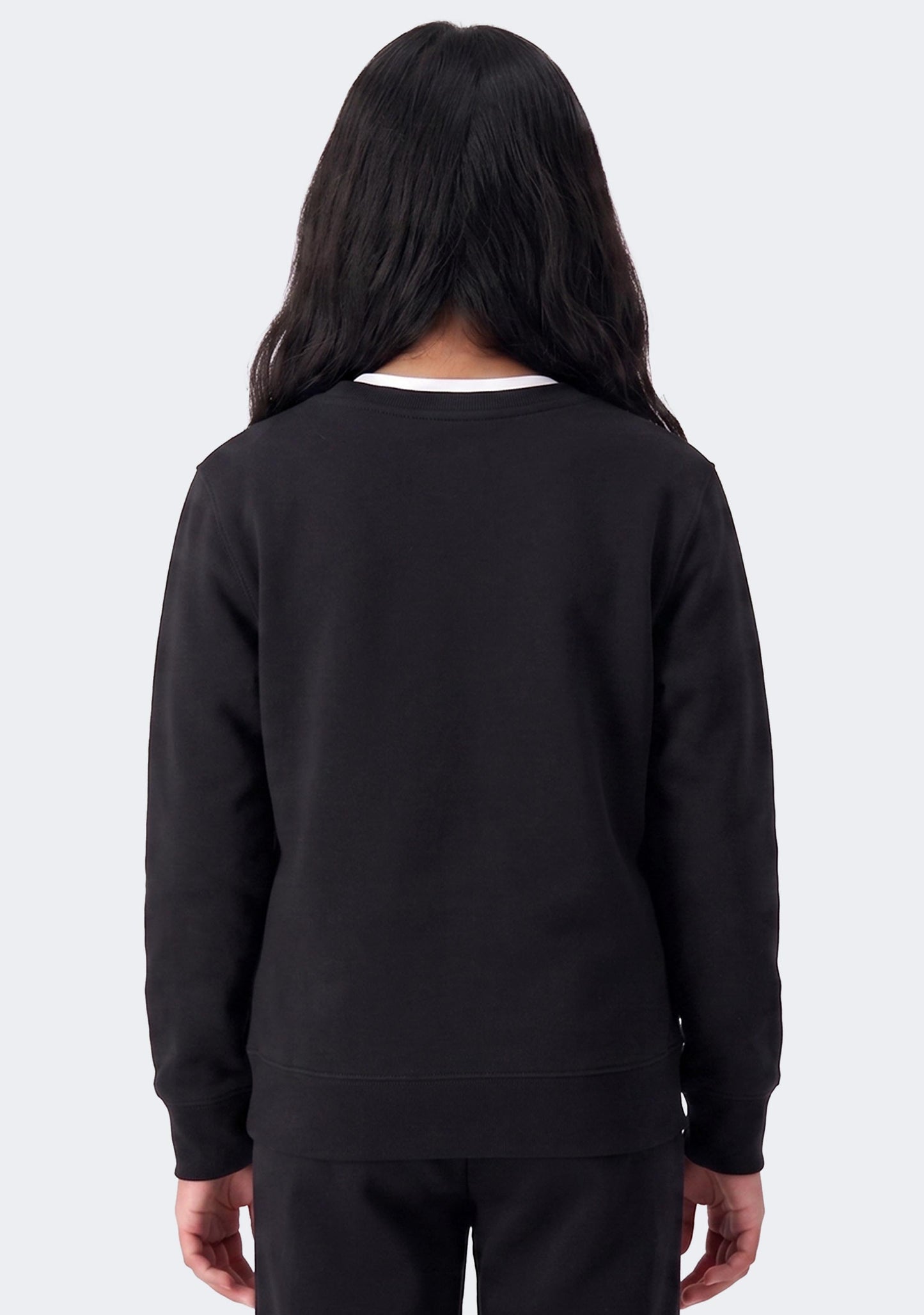 Champion Kids' Script Logo Crew Black