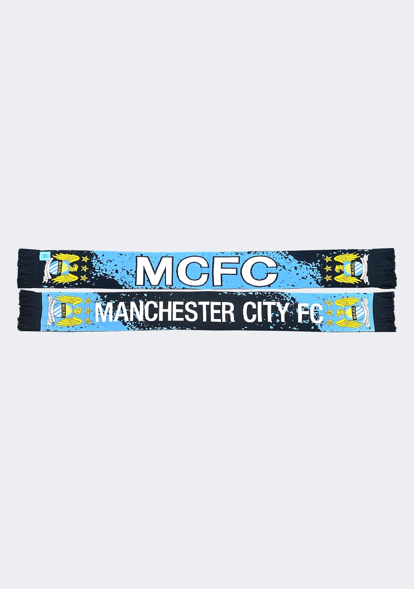 Manchester City Splash Jacquard Scarf