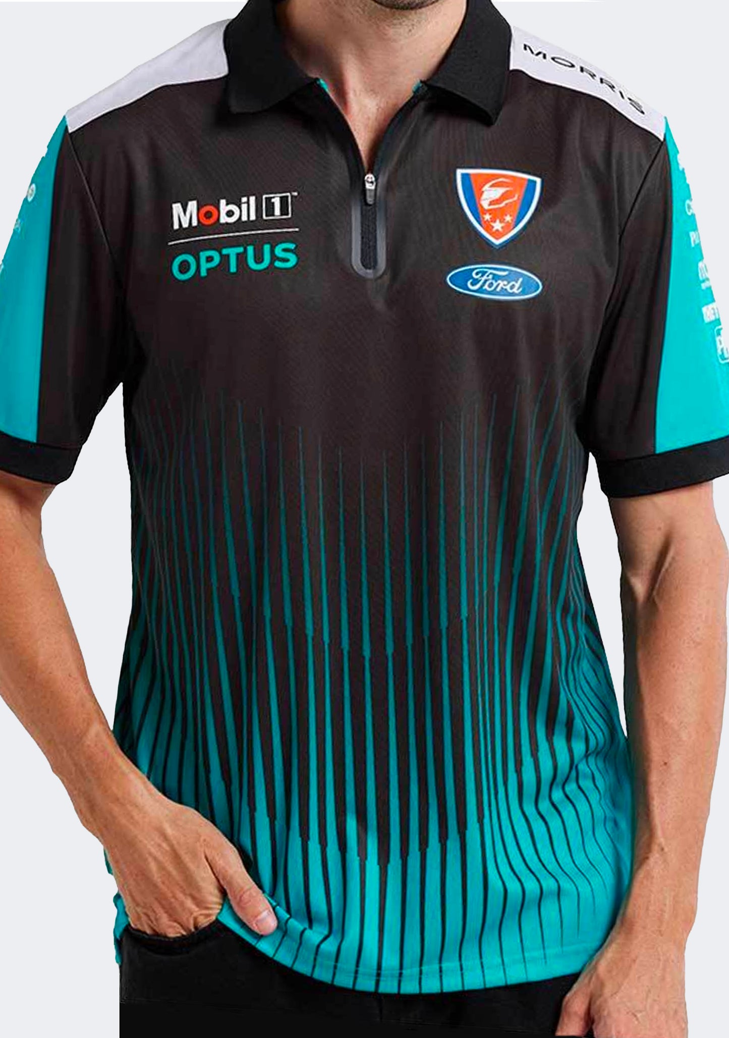 Walkinshaw Andretti United Mostert Men's Quarter Zip Polo