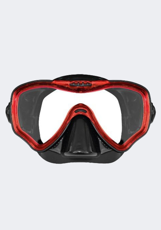 Mirage Crystal Mask & Snorkel Set Black