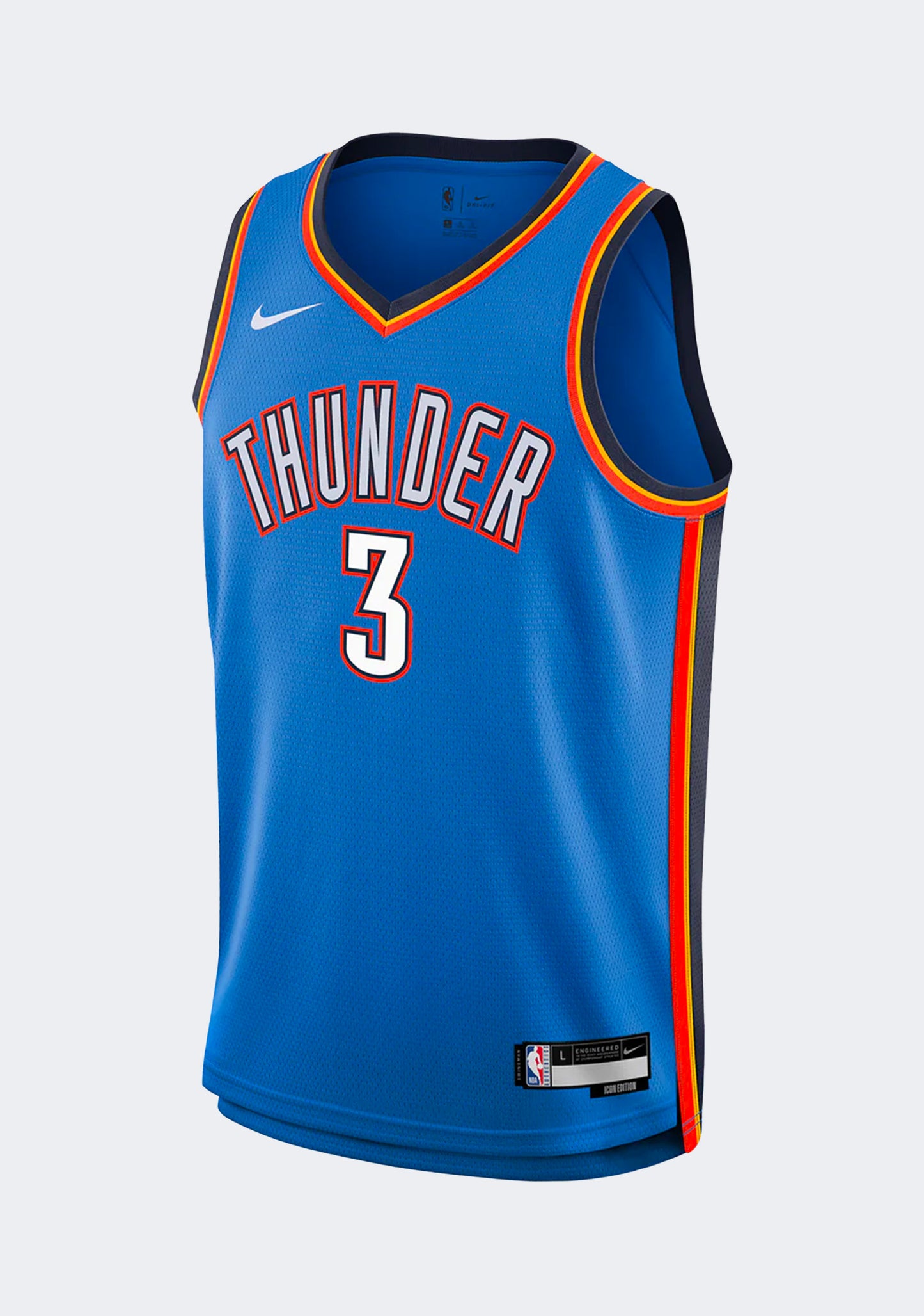 Nike Kids' Josh Giddey Oklahoma City Thunder NBA Youth Swingman Jersey with FREE Wilson Spotlight Basketball