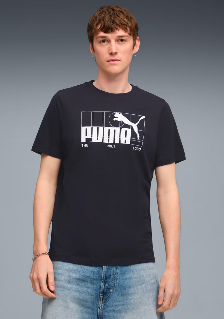 Puma Men's Graphic No. 1 Logo Tee