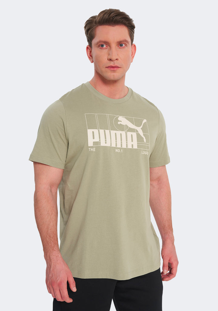 Puma Men's Graphic No. 1 Logo Tee