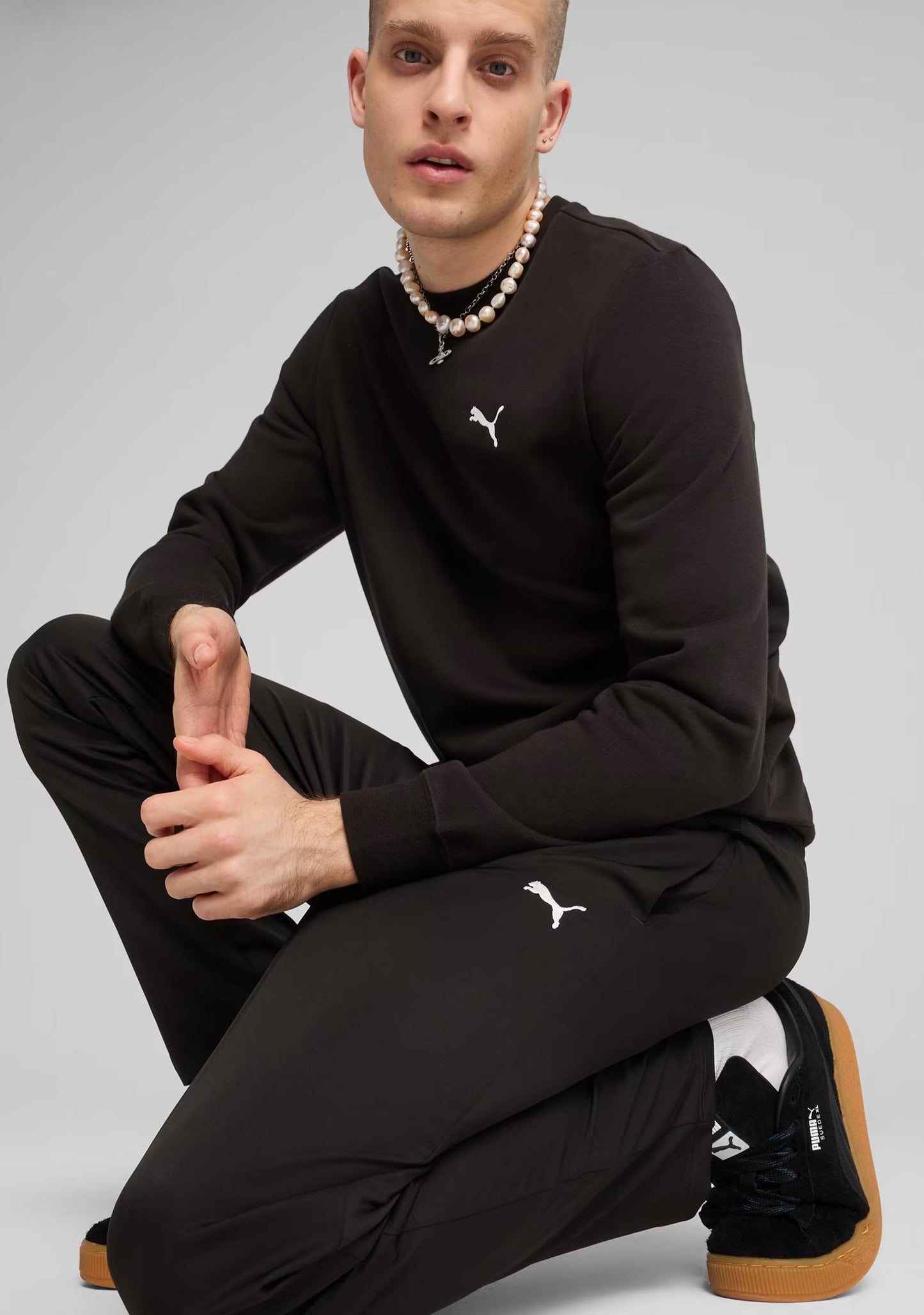 Puma Men's Essential Woven Pants Black