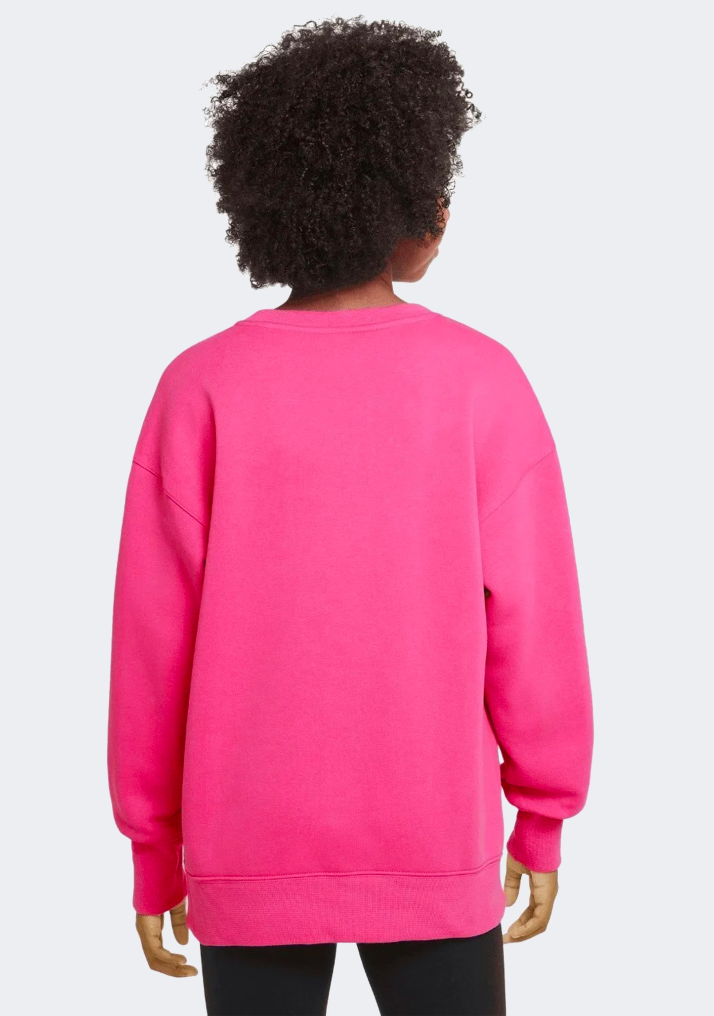 Champion Kids' French Terry C Logo Crew Fuschia