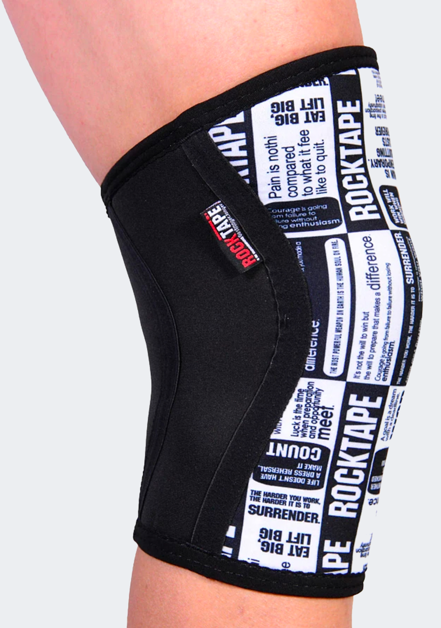 Rocktape Assassins Knee Sleeve 7mm Thick White Manifesto